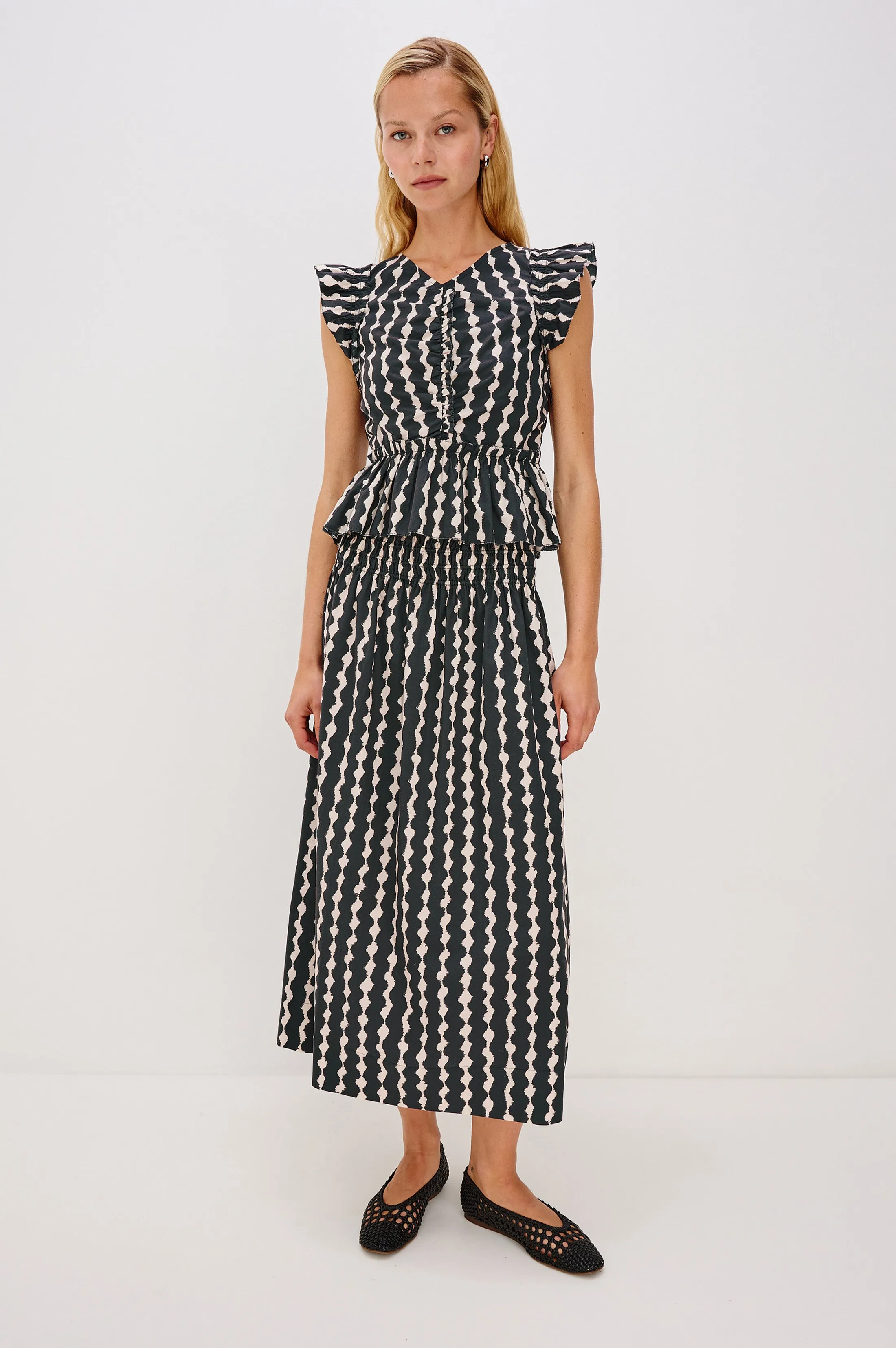 CALI TOP - PAINTED NOIR sold by Rails product image thumbnail 3