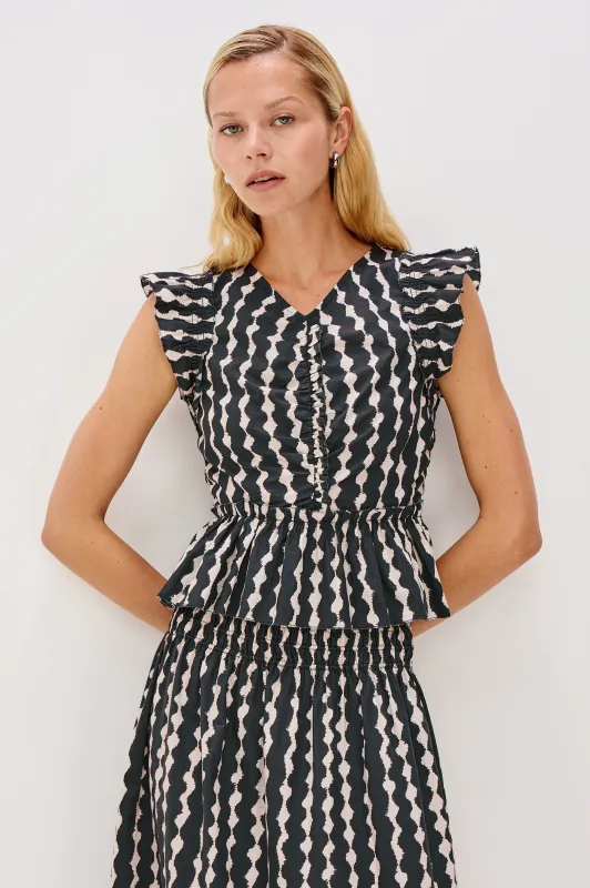 CALI TOP - PAINTED NOIR sold by Rails