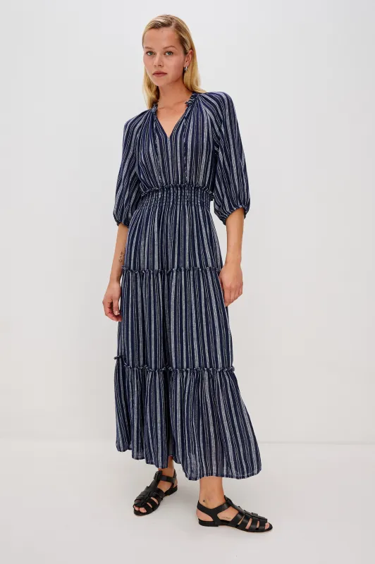 CATERINE DRESS - ROCHE STRIPE sold by Rails