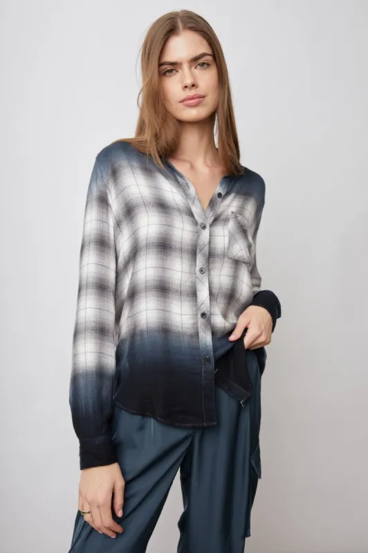 HUNTER SHIRT - SMOKED DIP DYE sold by Rails