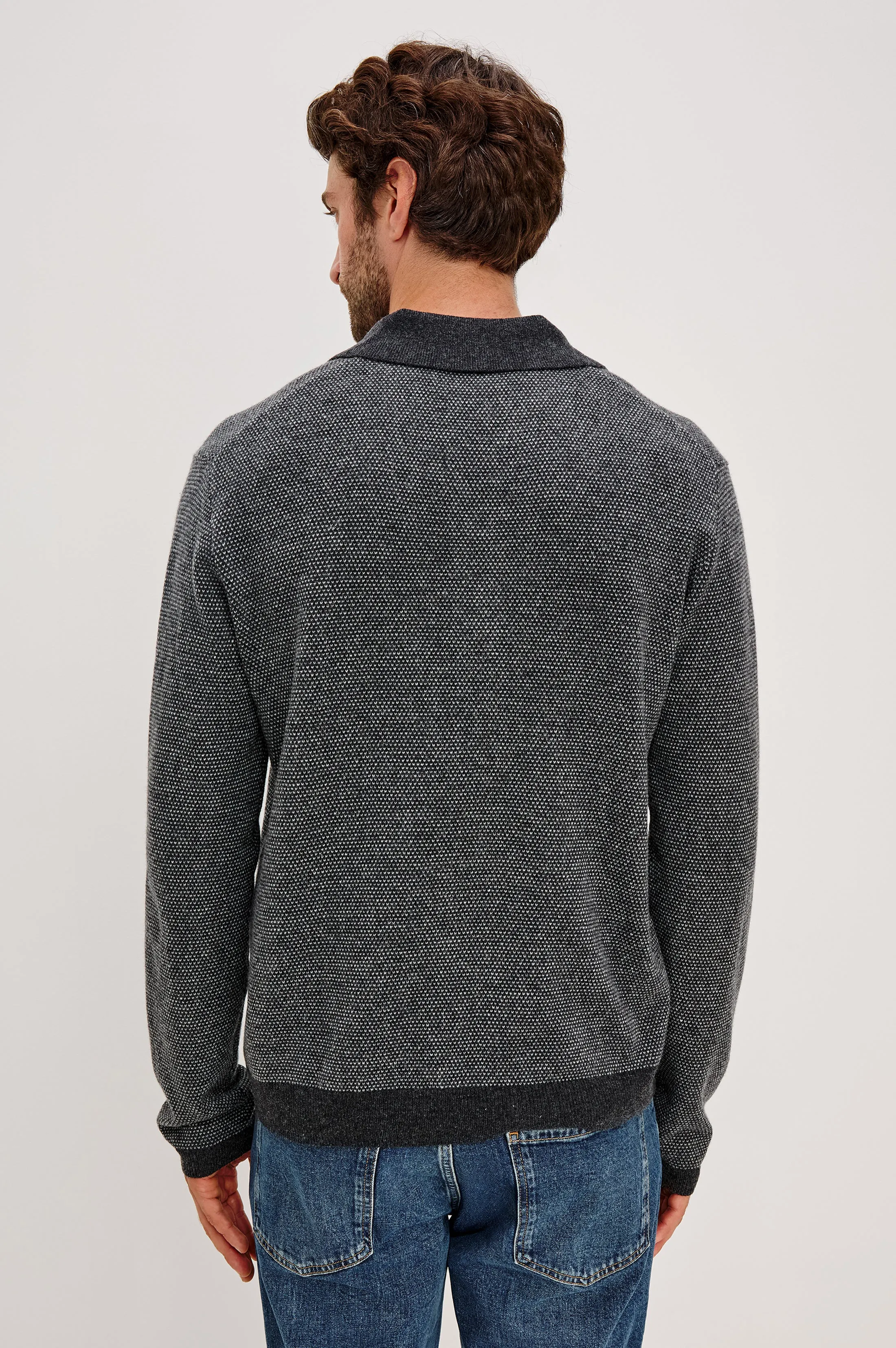 ANDERS SWEATER - CHARCOAL ICE sold by Rails product image thumbnail 5