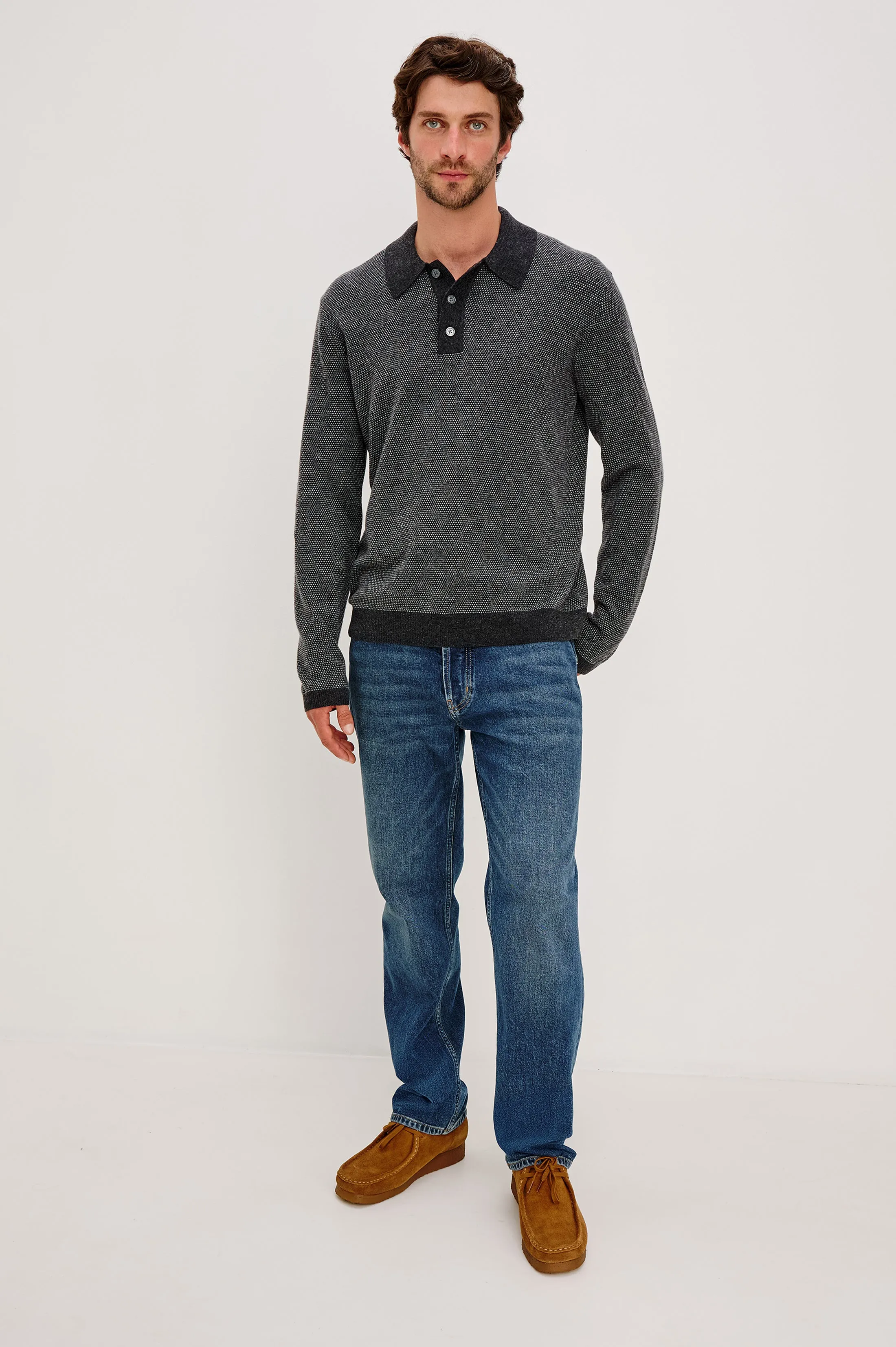 ANDERS SWEATER - CHARCOAL ICE sold by Rails product image thumbnail 3