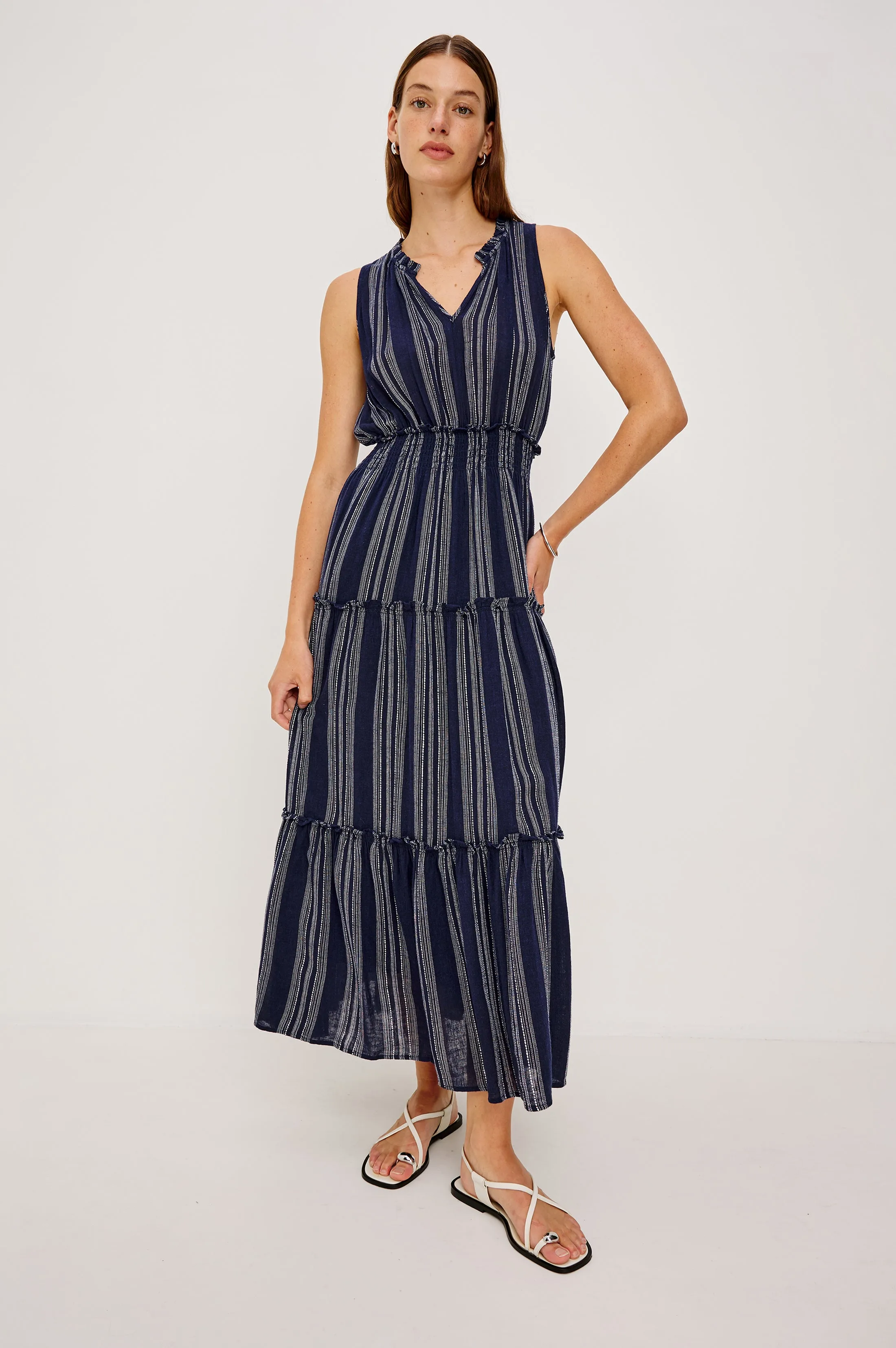 LOULOU DRESS - MAGALIA STRIPE sold by Rails product image thumbnail 2