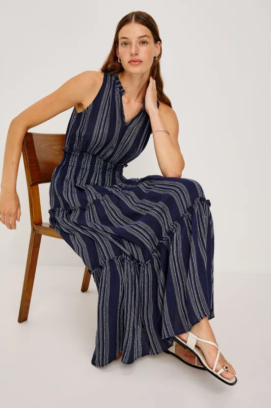 LOULOU DRESS - MAGALIA STRIPE sold by Rails