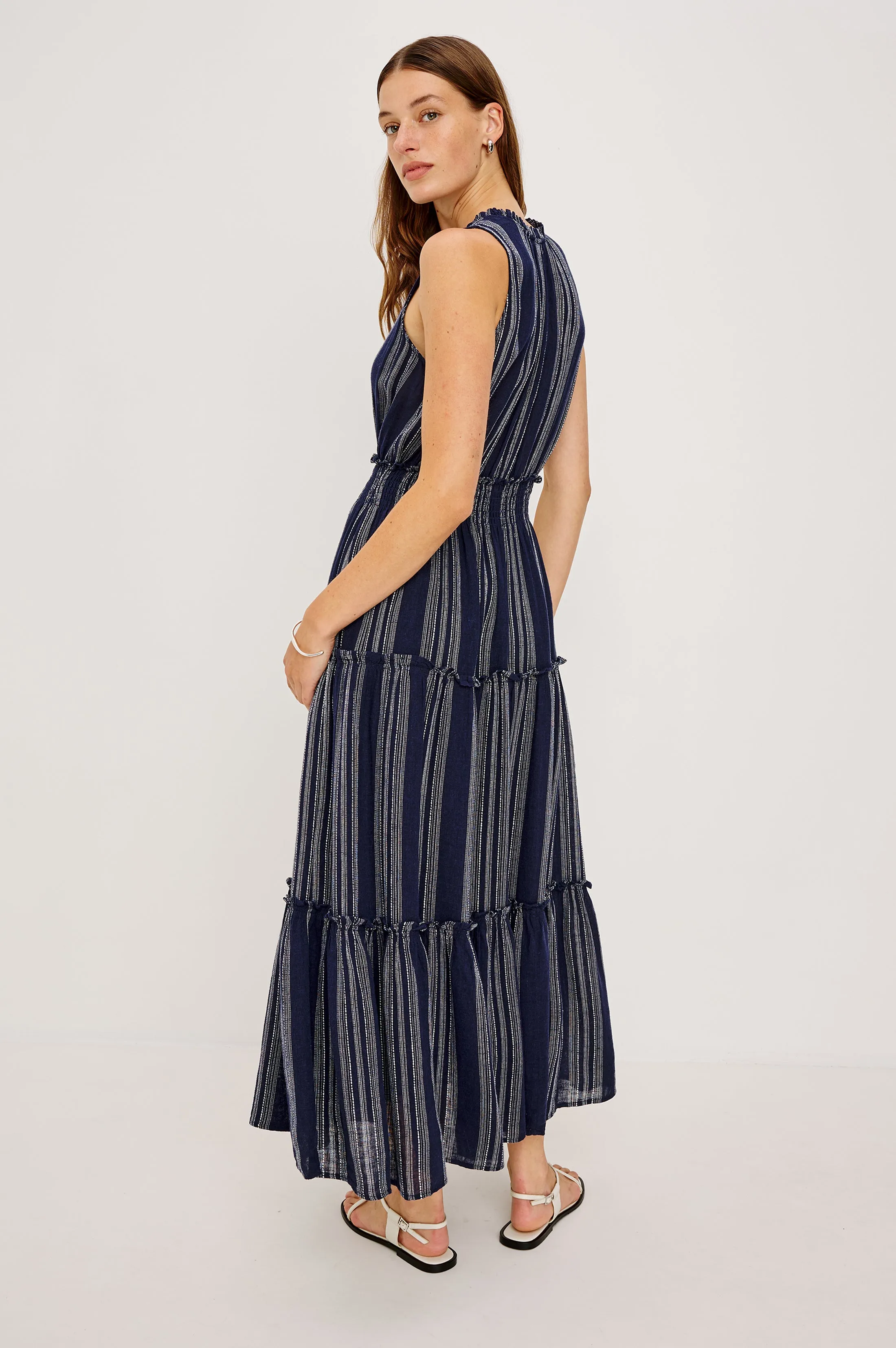 LOULOU DRESS - MAGALIA STRIPE sold by Rails product image thumbnail 4