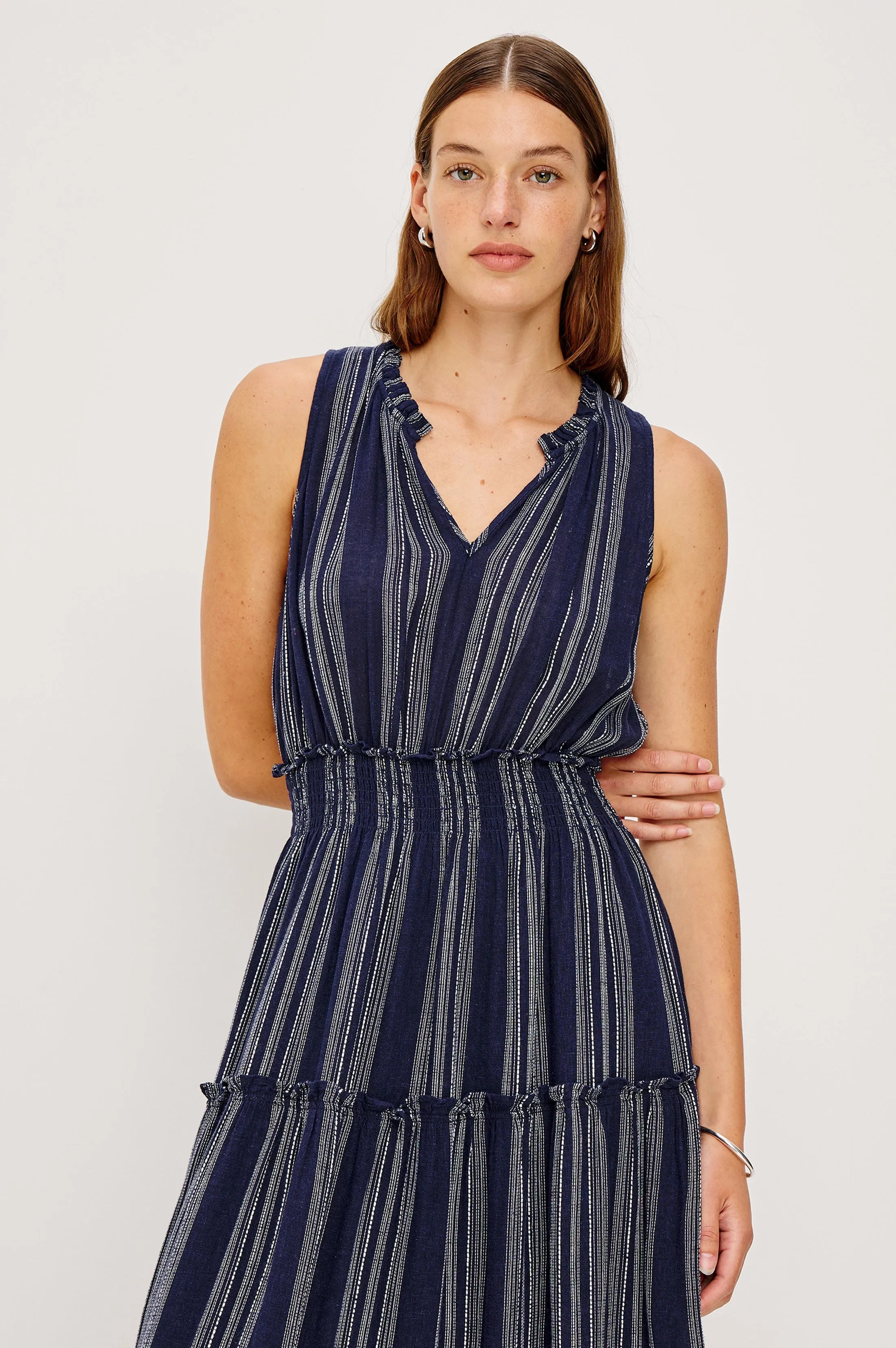 LOULOU DRESS - MAGALIA STRIPE sold by Rails product image thumbnail 3