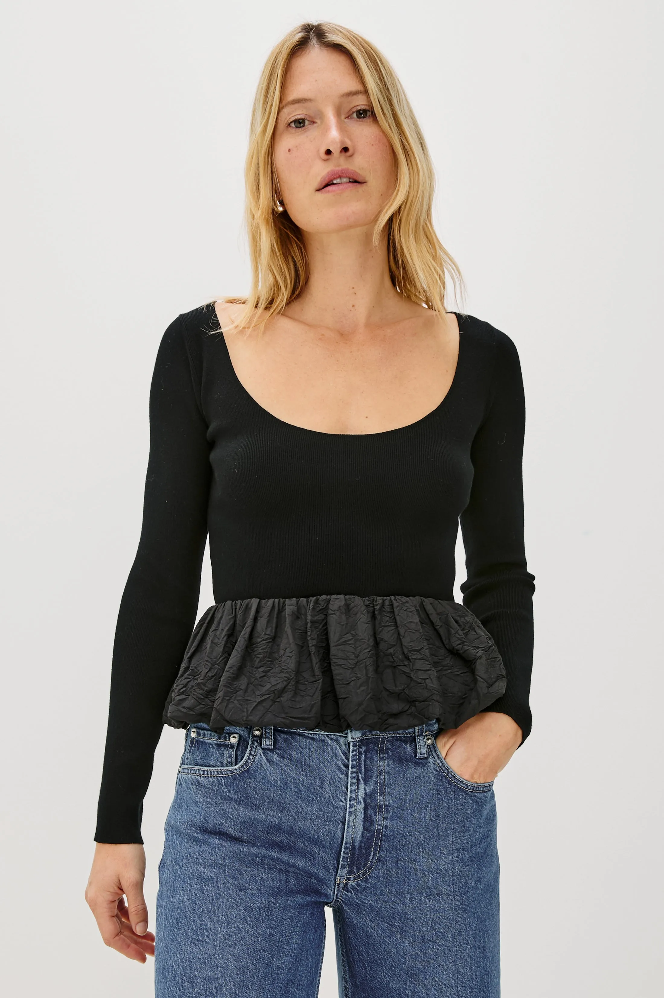 TILLIE TOP - BLACK sold by Rails product image thumbnail 4