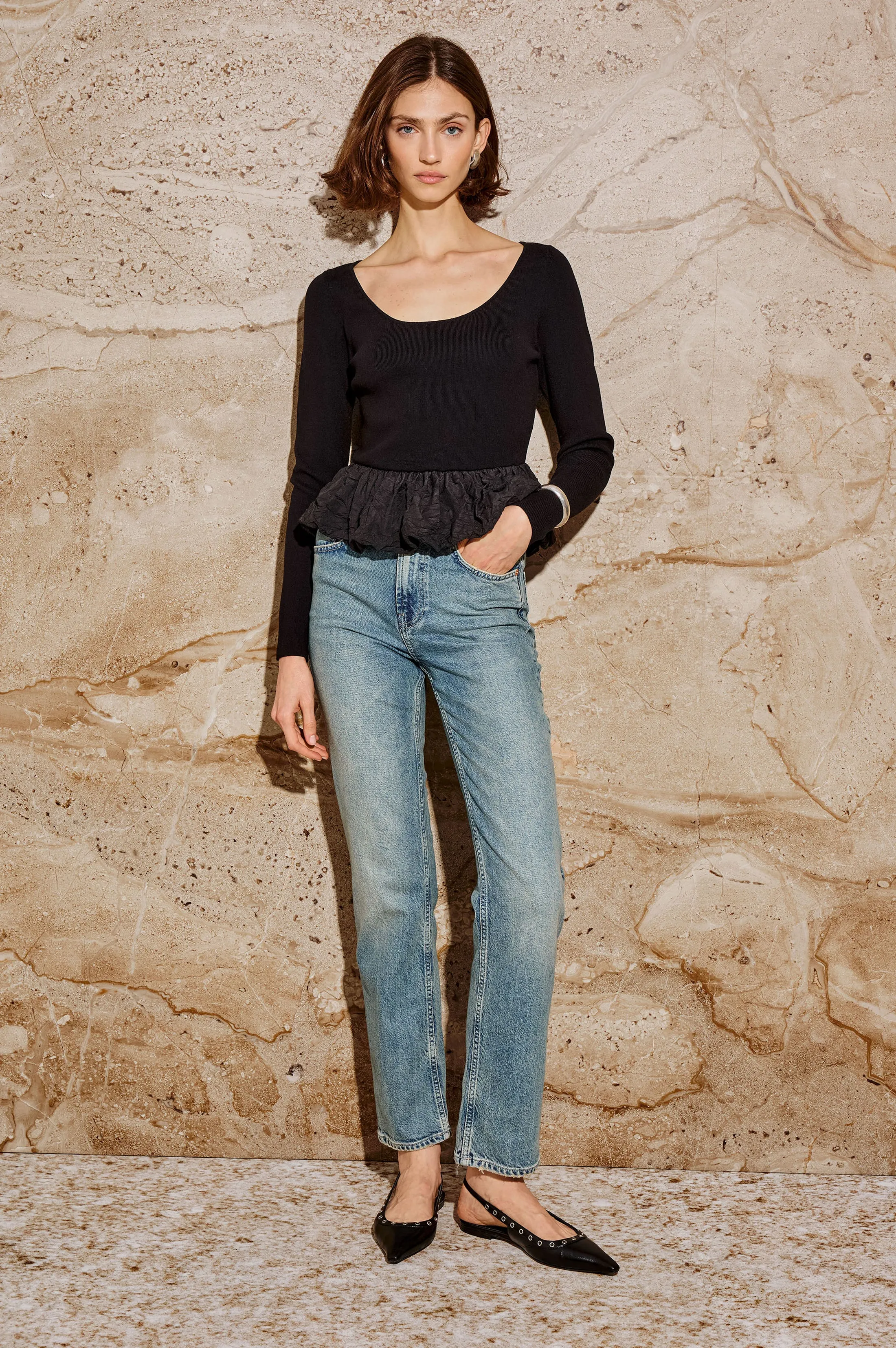 TILLIE TOP - BLACK sold by Rails product image thumbnail 3