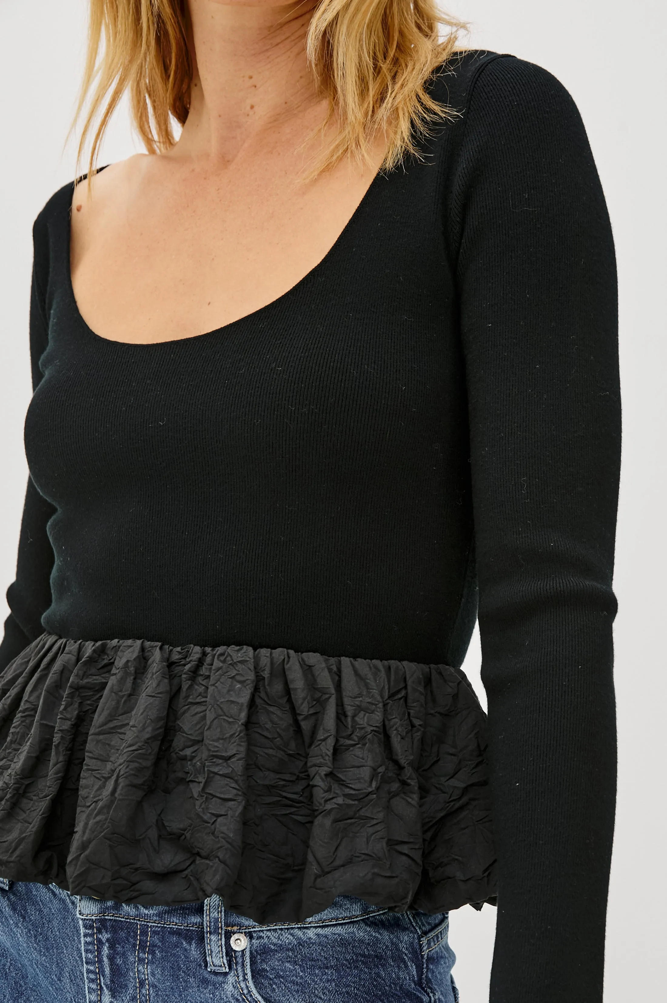 TILLIE TOP - BLACK sold by Rails product image thumbnail 2
