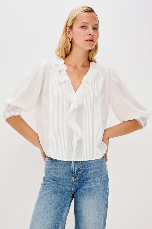 MARE SHIRT - WHITE sold by Rails