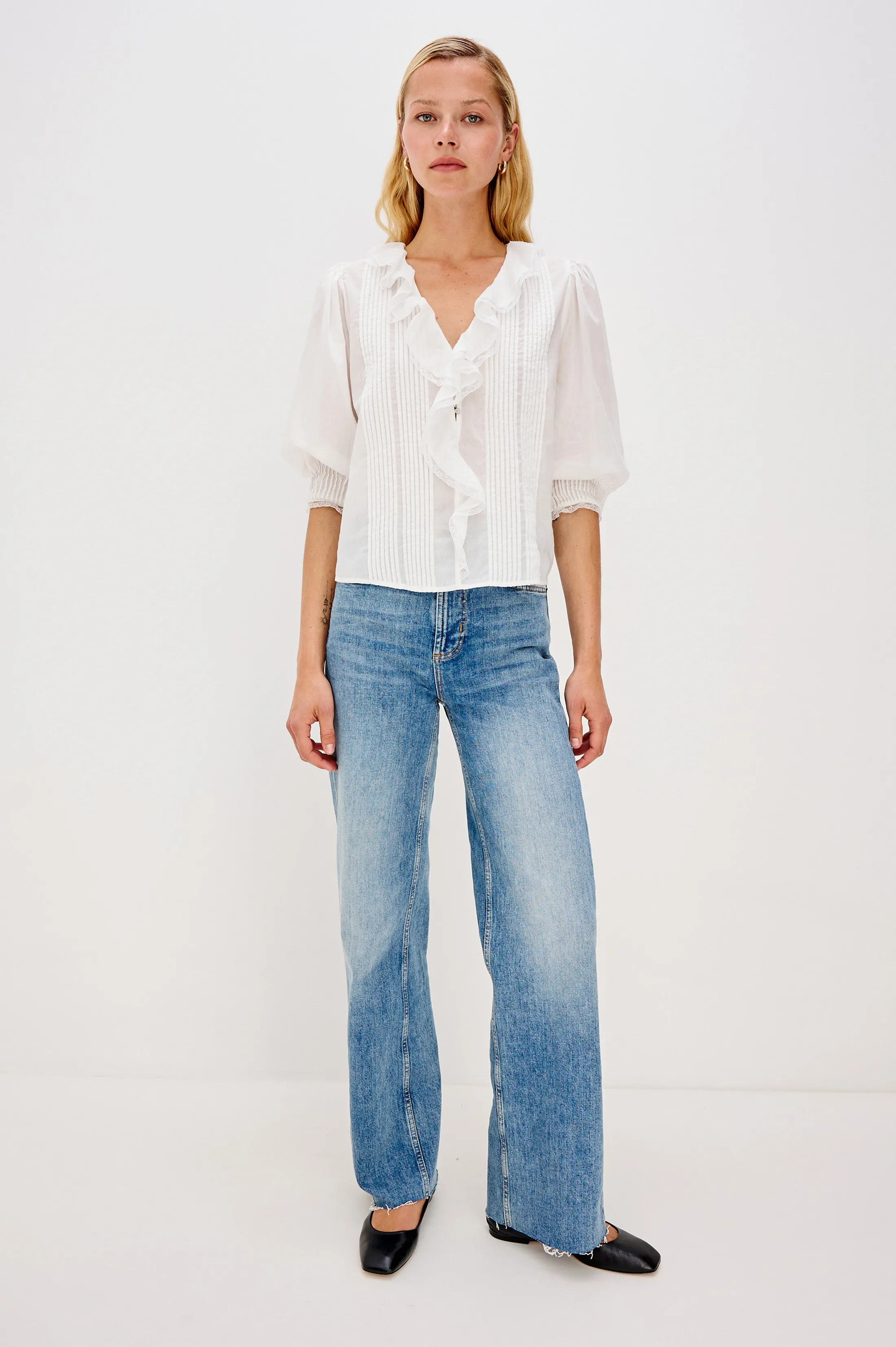 MARE SHIRT - WHITE sold by Rails product image thumbnail 4