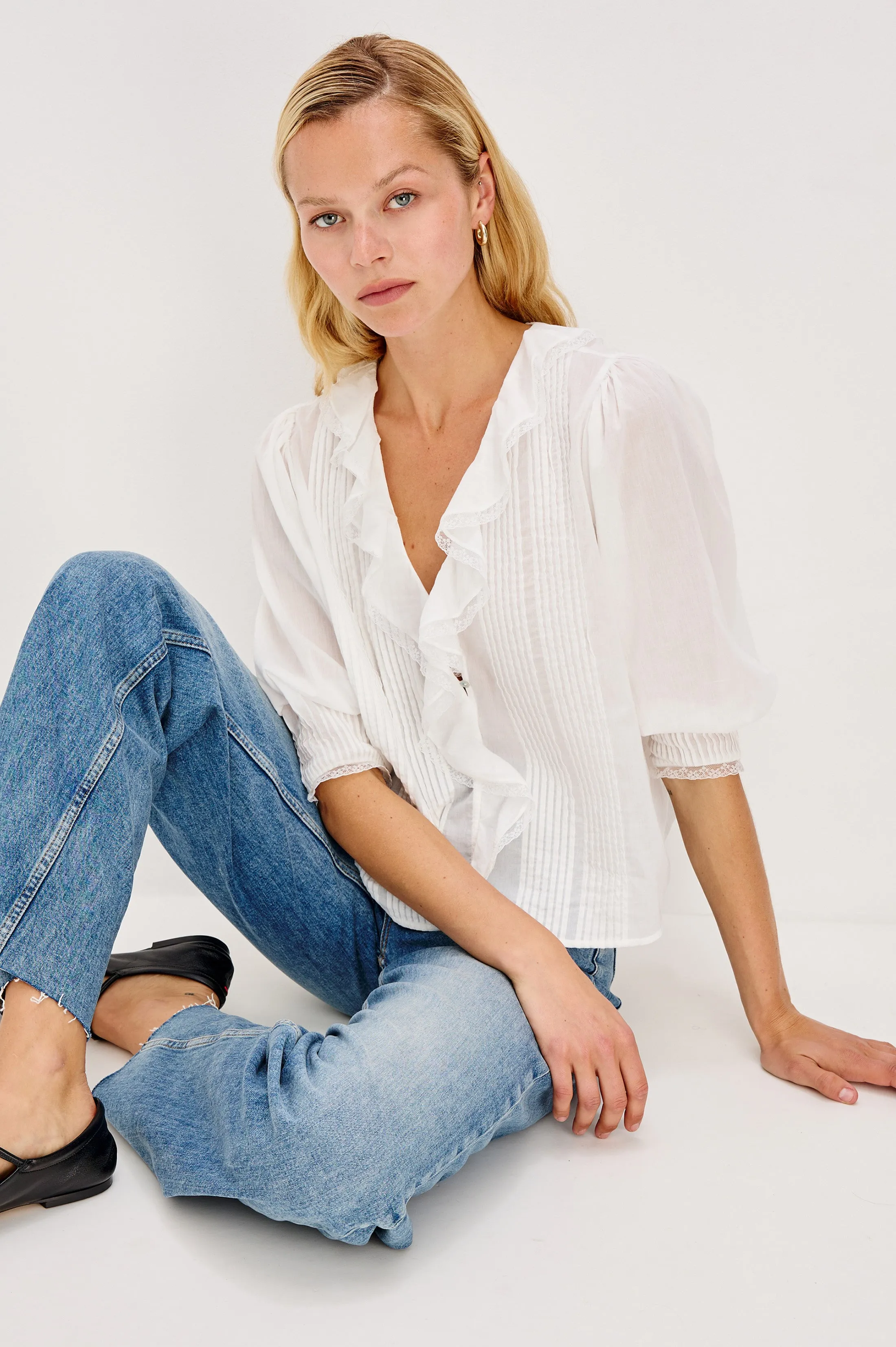 MARE SHIRT - WHITE sold by Rails product image thumbnail 3