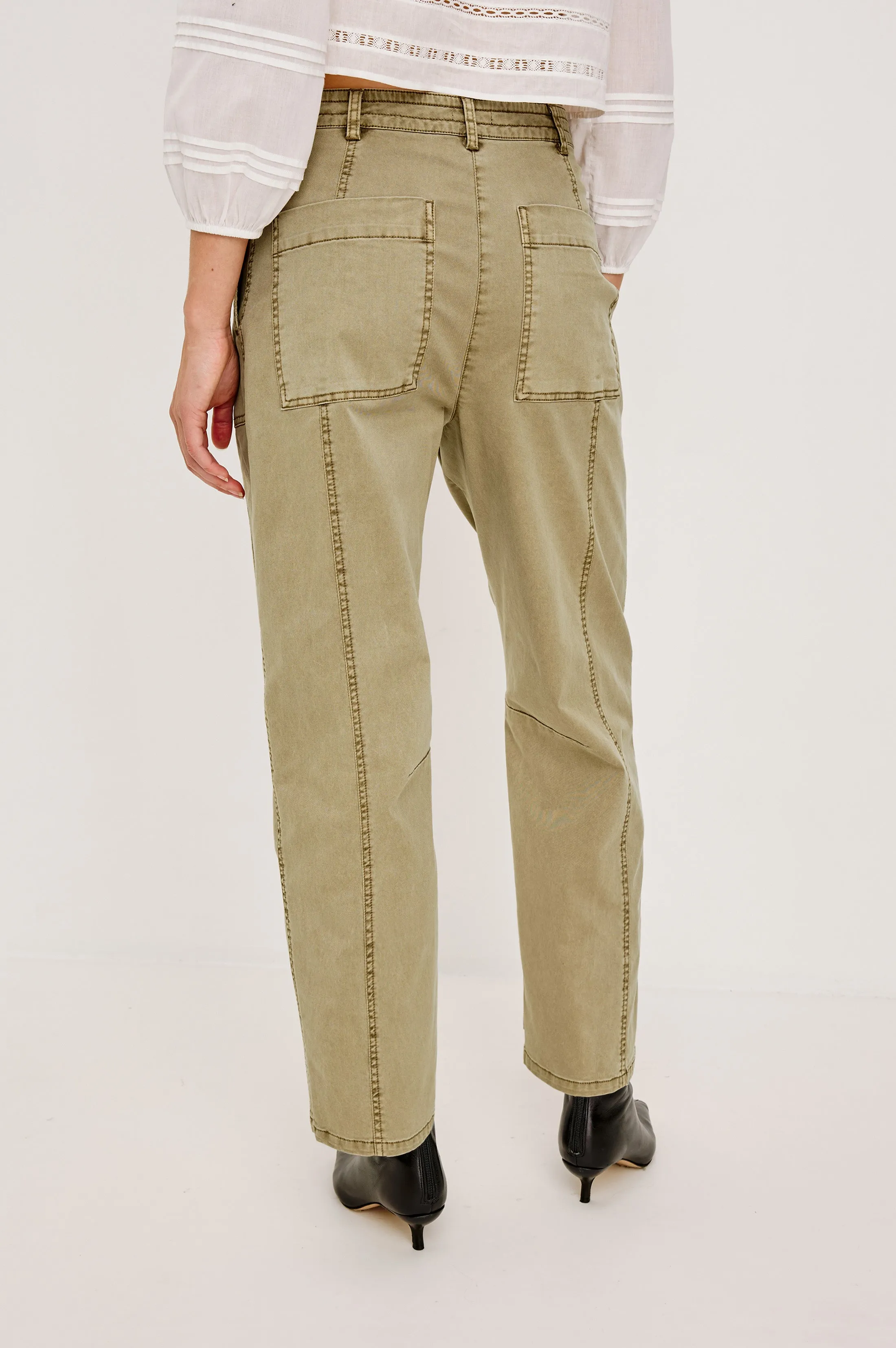 LUNAR PANT - LIGHT OLIVE sold by Rails product image thumbnail 4