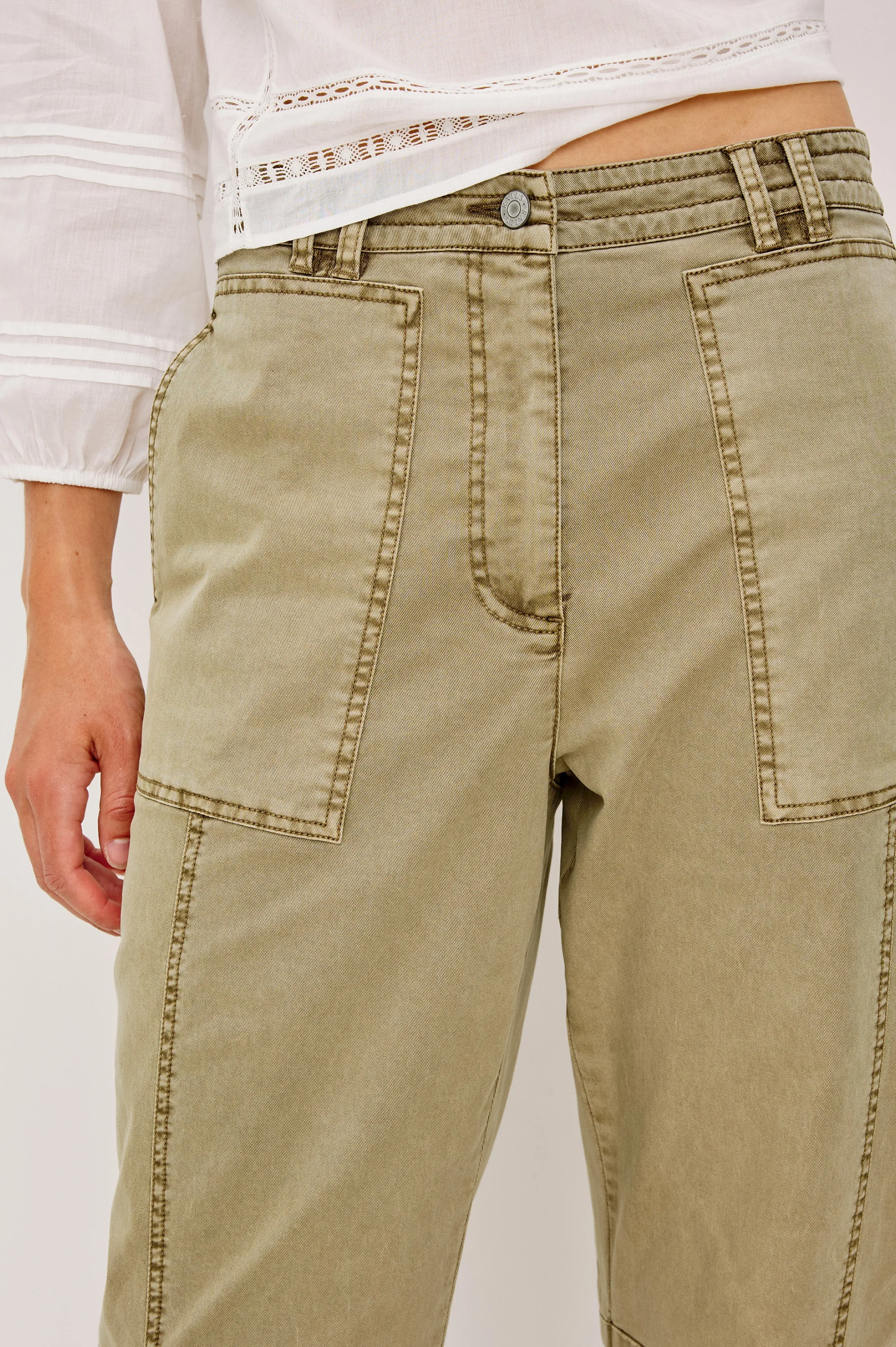 LUNAR PANT - LIGHT OLIVE sold by Rails product image thumbnail 2