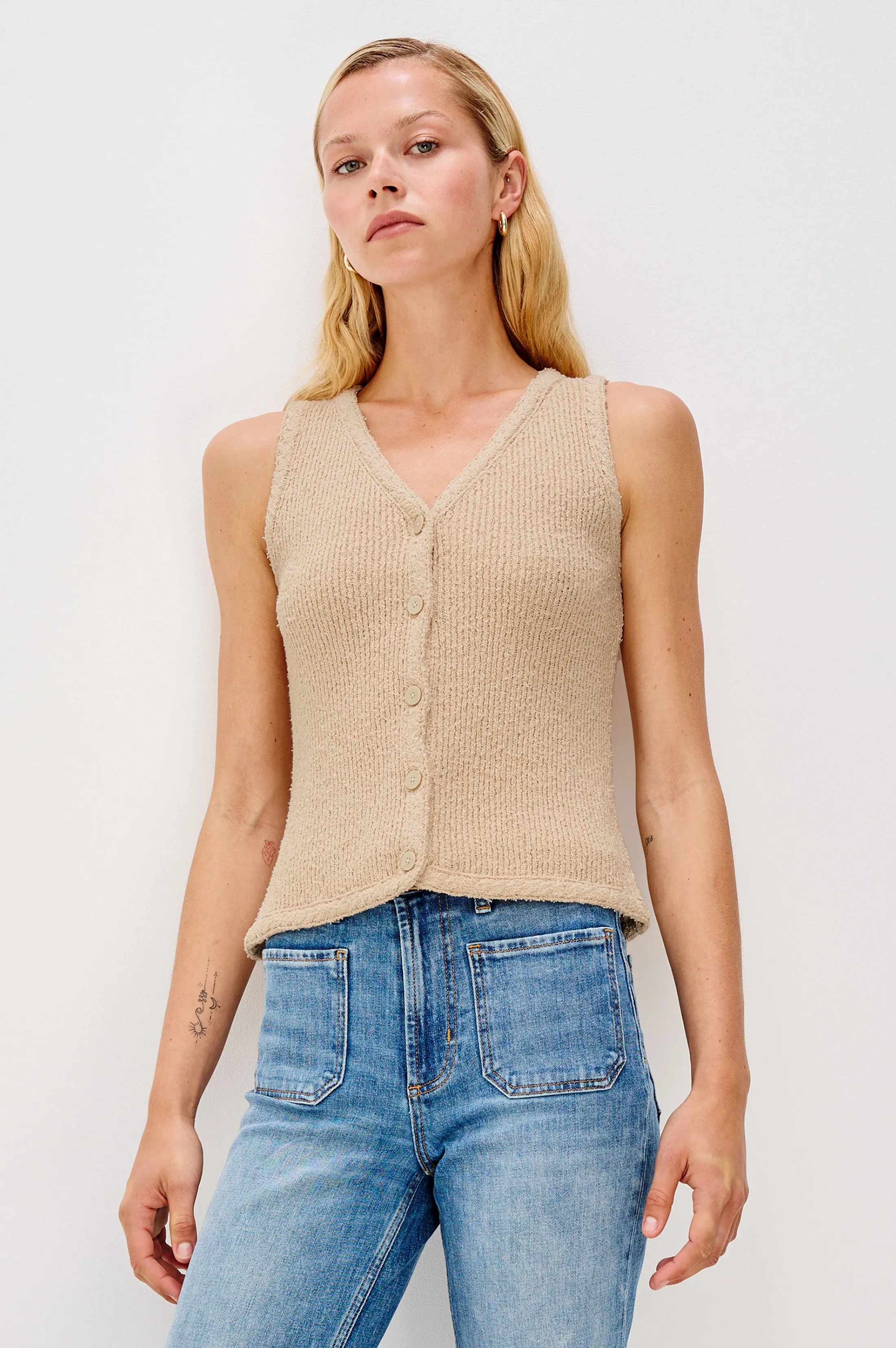 SADE VEST - OAT sold by Rails product image thumbnail 3