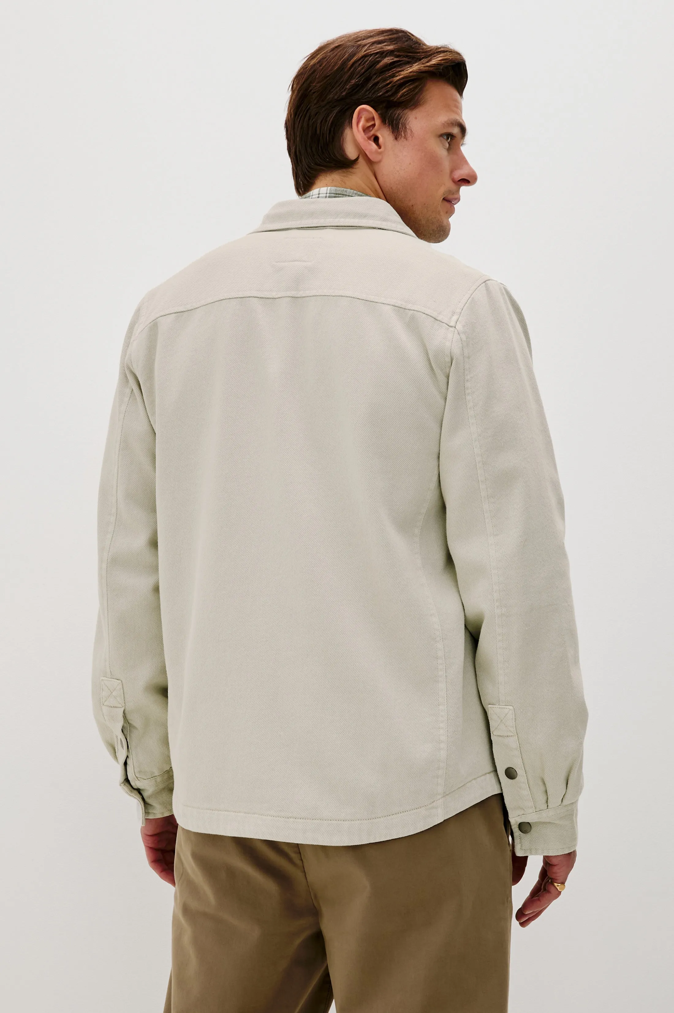 RHETT SHIRT JACKET - STONE sold by Rails product image thumbnail 4