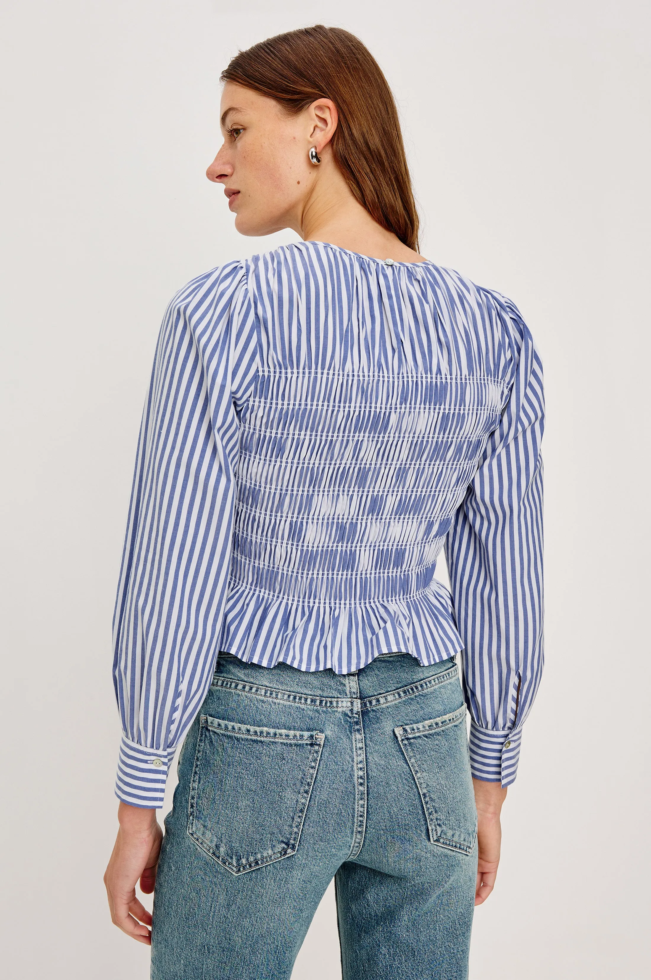 TABI TOP - MARINER WHITE STRIPE sold by Rails product image thumbnail 5