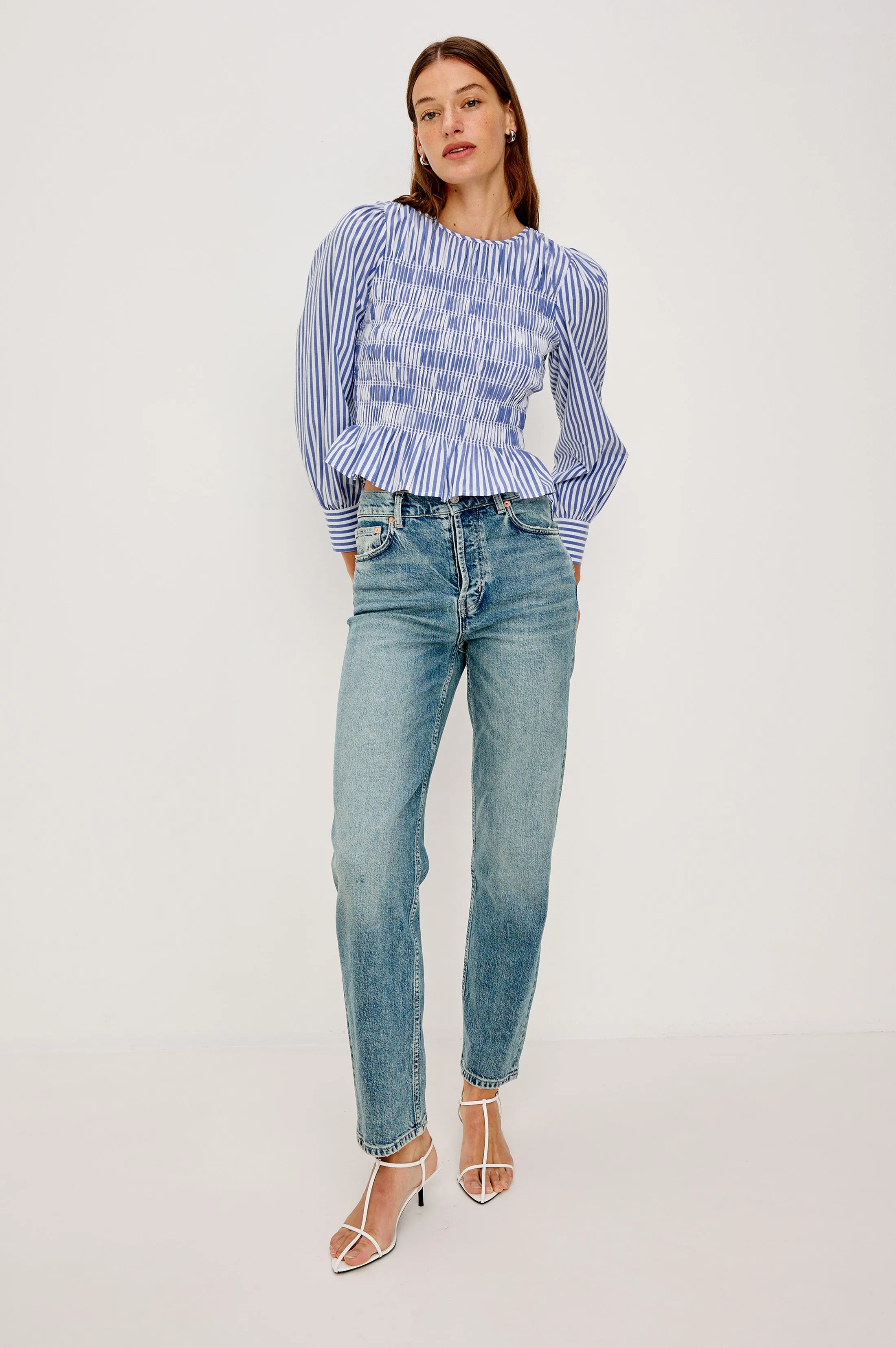 TABI TOP - MARINER WHITE STRIPE sold by Rails product image thumbnail 4