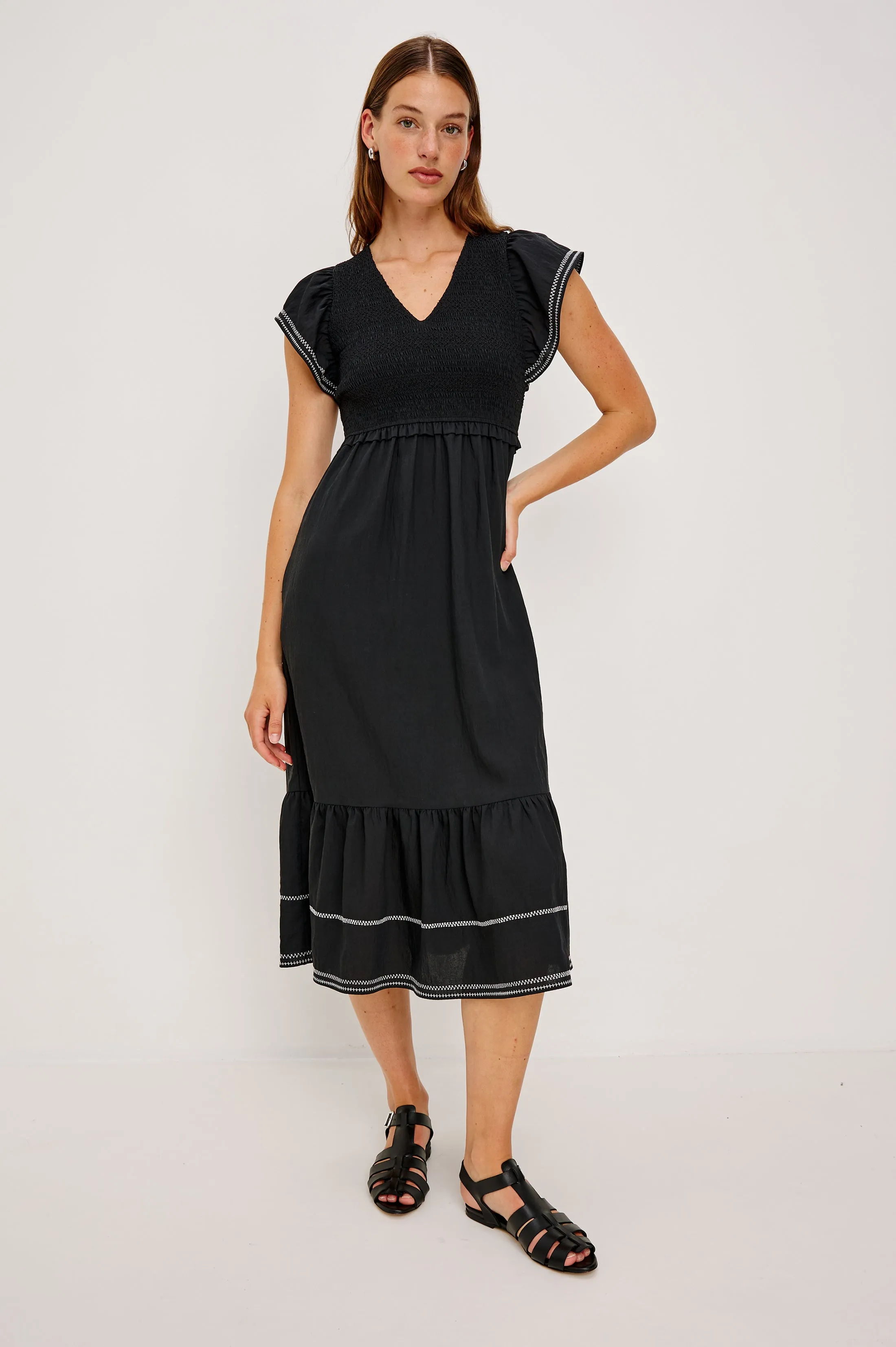 CLEMENTINE DRESS - BLACK sold by Rails product image thumbnail 3