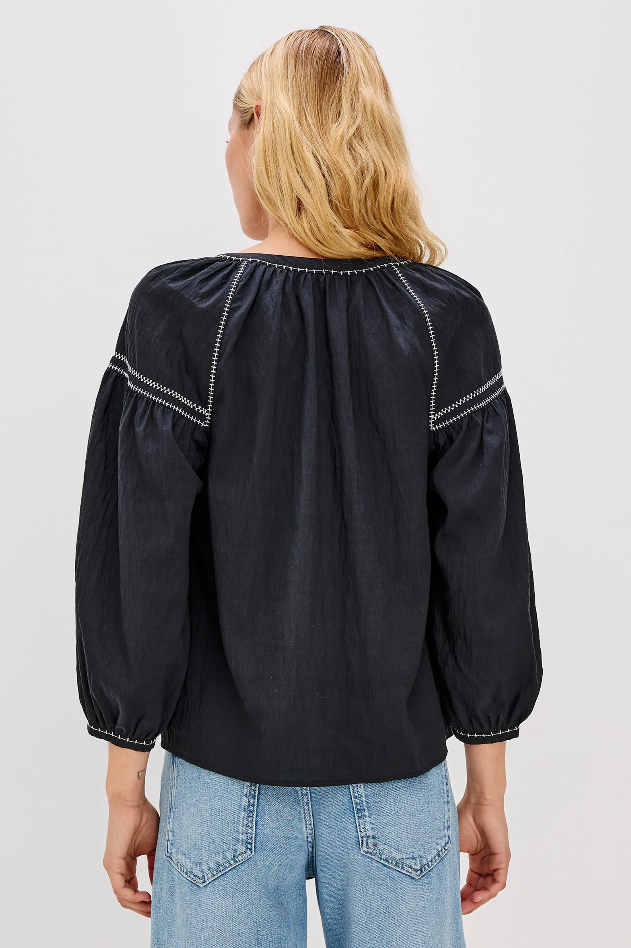 VASIA TOP - BLACK sold by Rails product image thumbnail 5