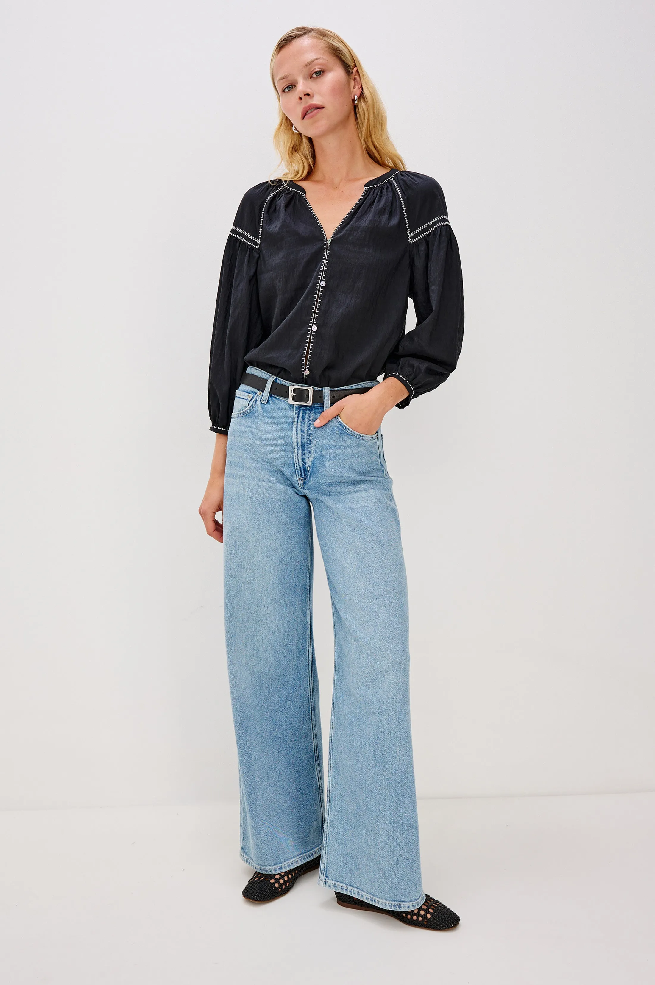 VASIA TOP - BLACK sold by Rails product image thumbnail 4