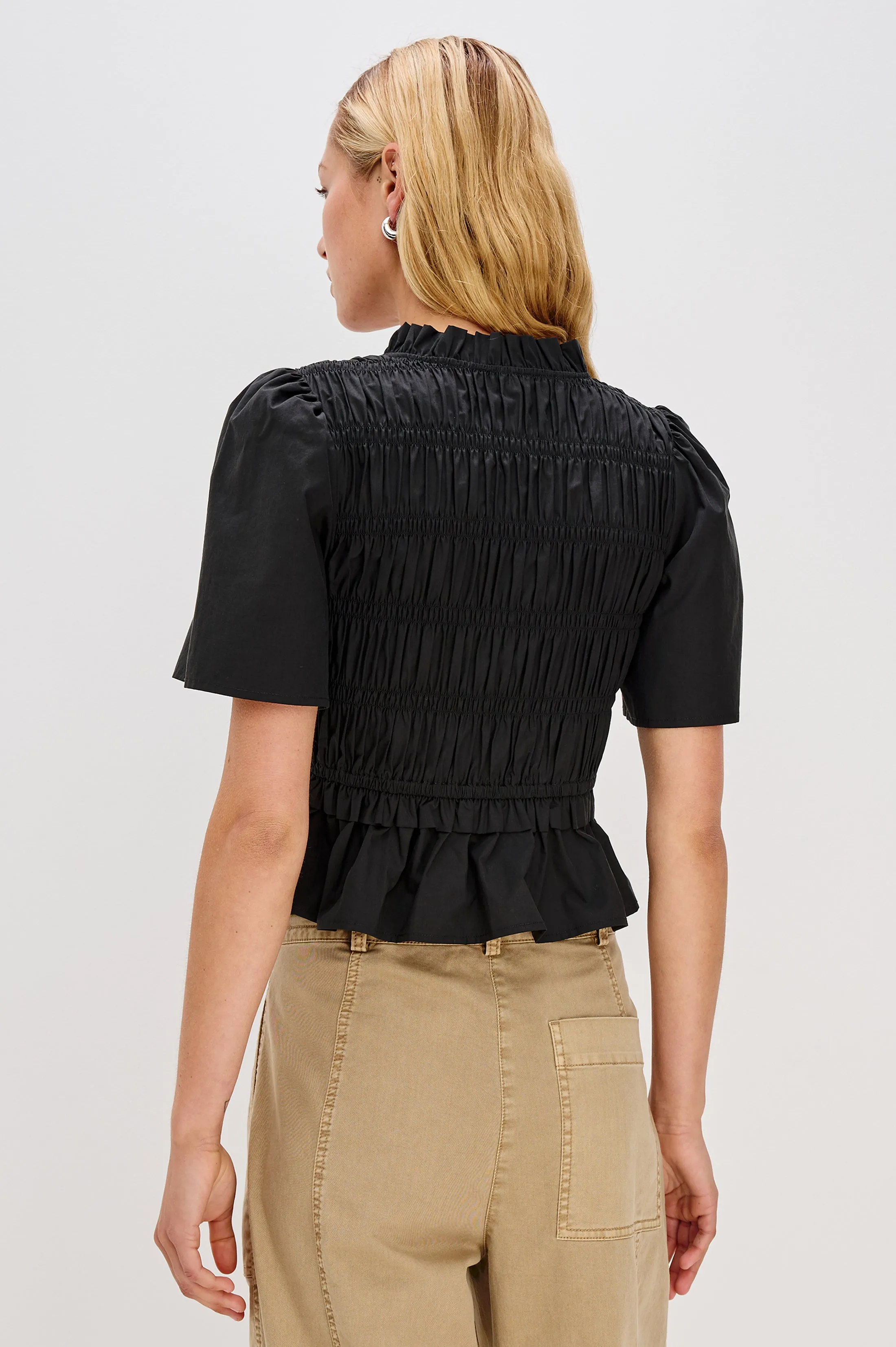 PORTIA TOP - BLACK sold by Rails product image thumbnail 5