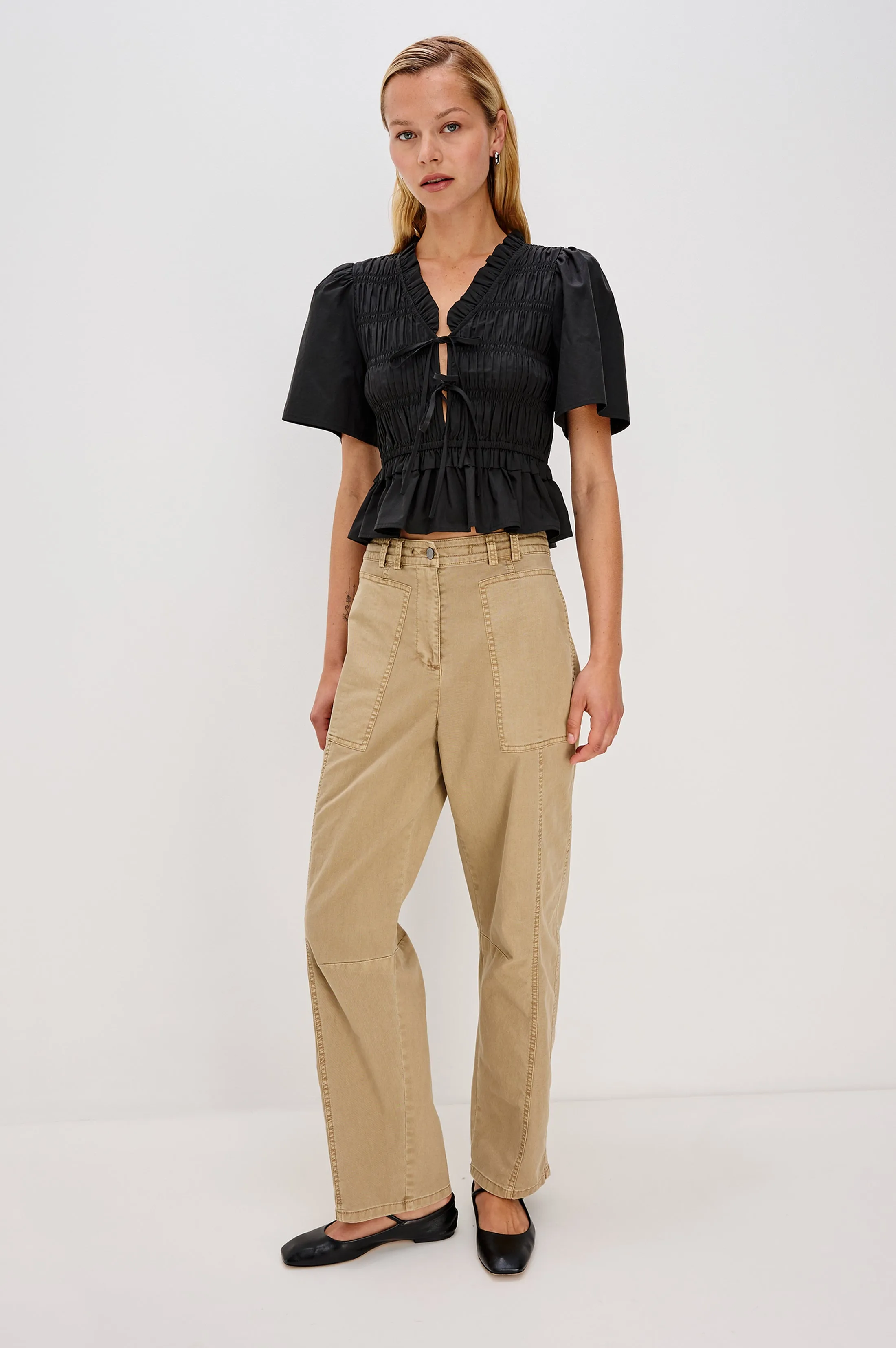 PORTIA TOP - BLACK sold by Rails product image thumbnail 3