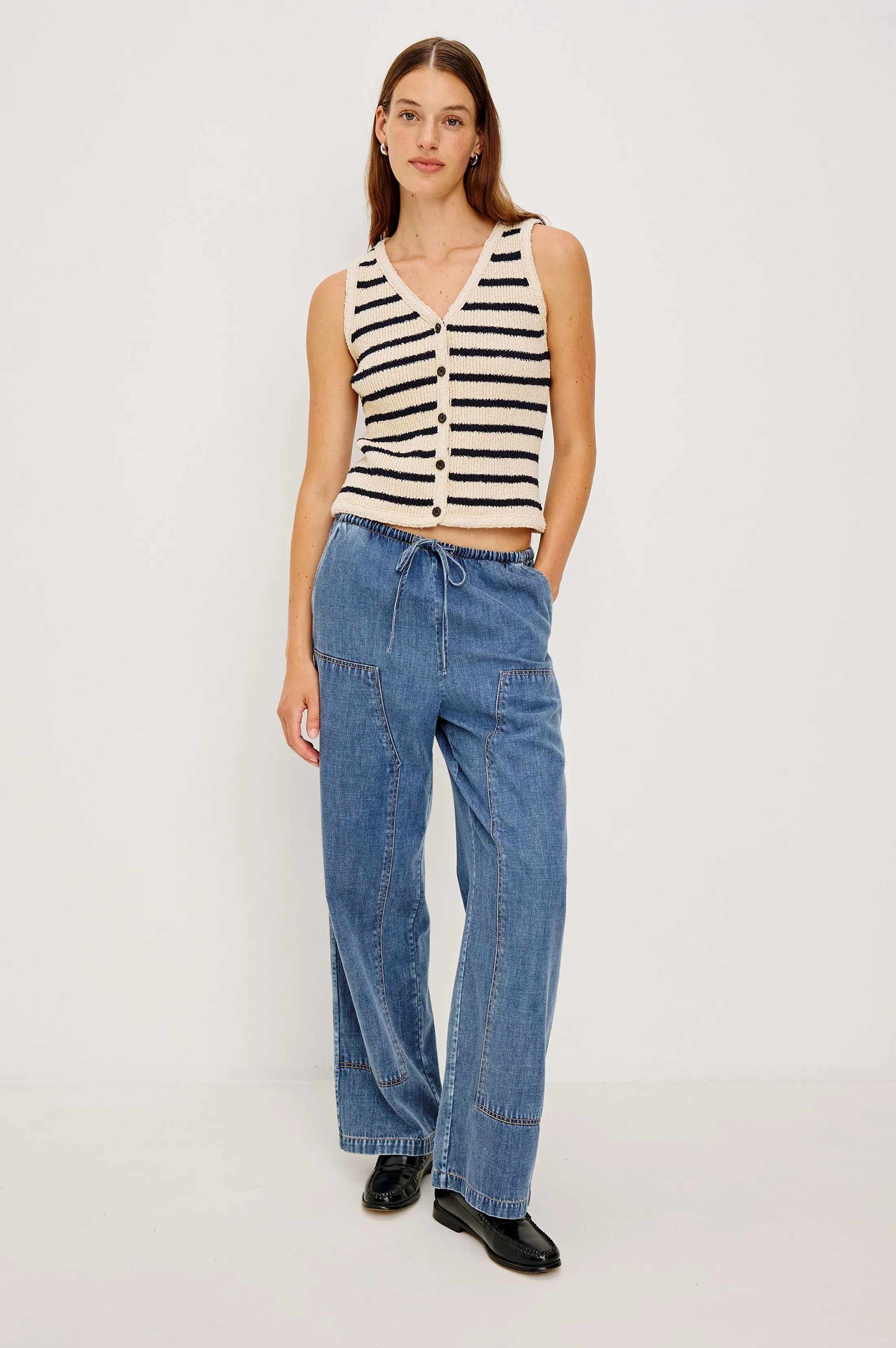 SANDERSON PANT - ANTIQUE BLUE sold by Rails product image thumbnail 3