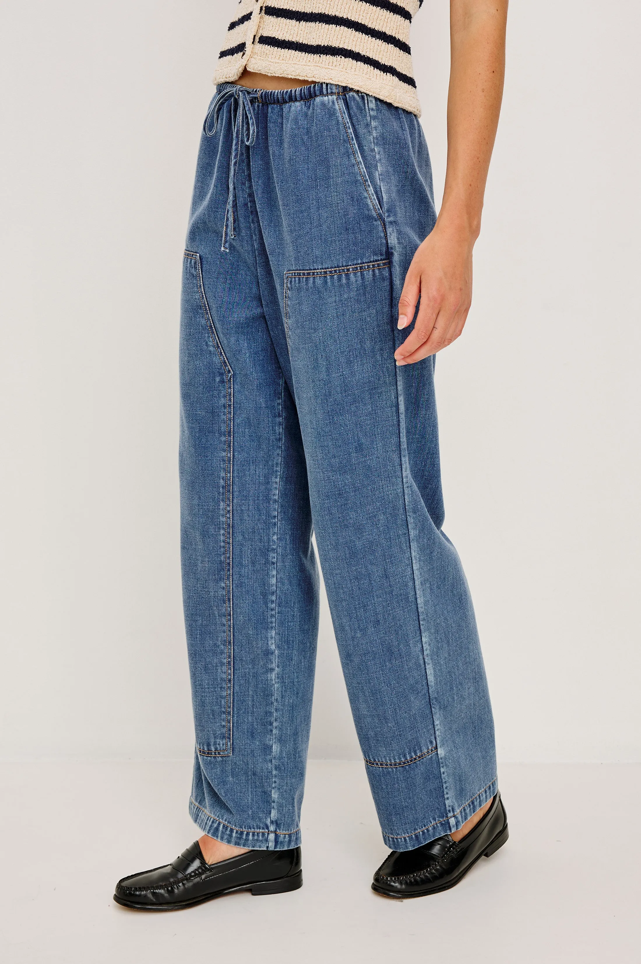 SANDERSON PANT - ANTIQUE BLUE sold by Rails product image thumbnail 4