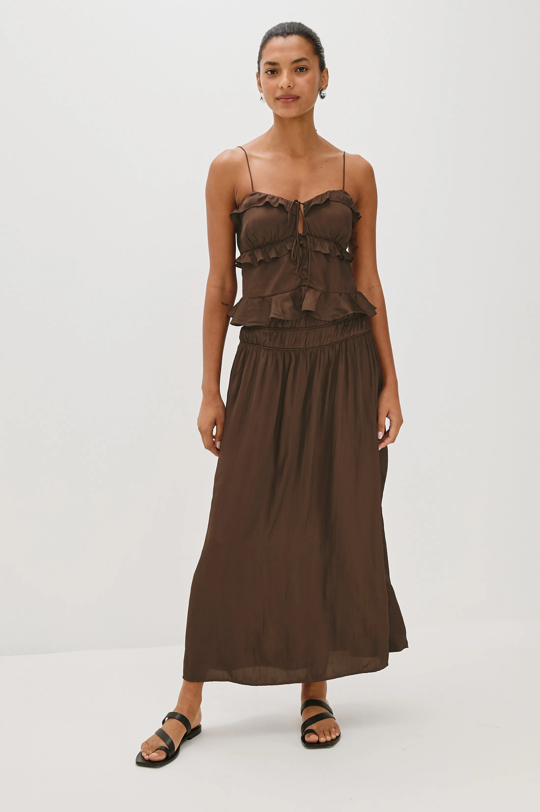 NARA SKIRT - ESPRESSO sold by Rails