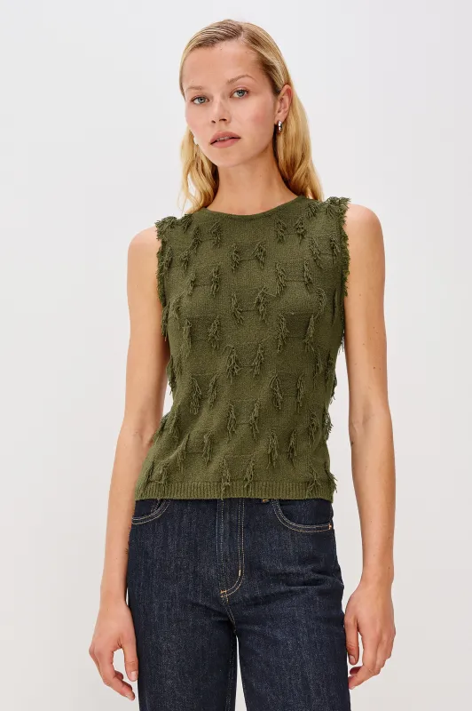 VIDANA TOP - OLIVE sold by Rails