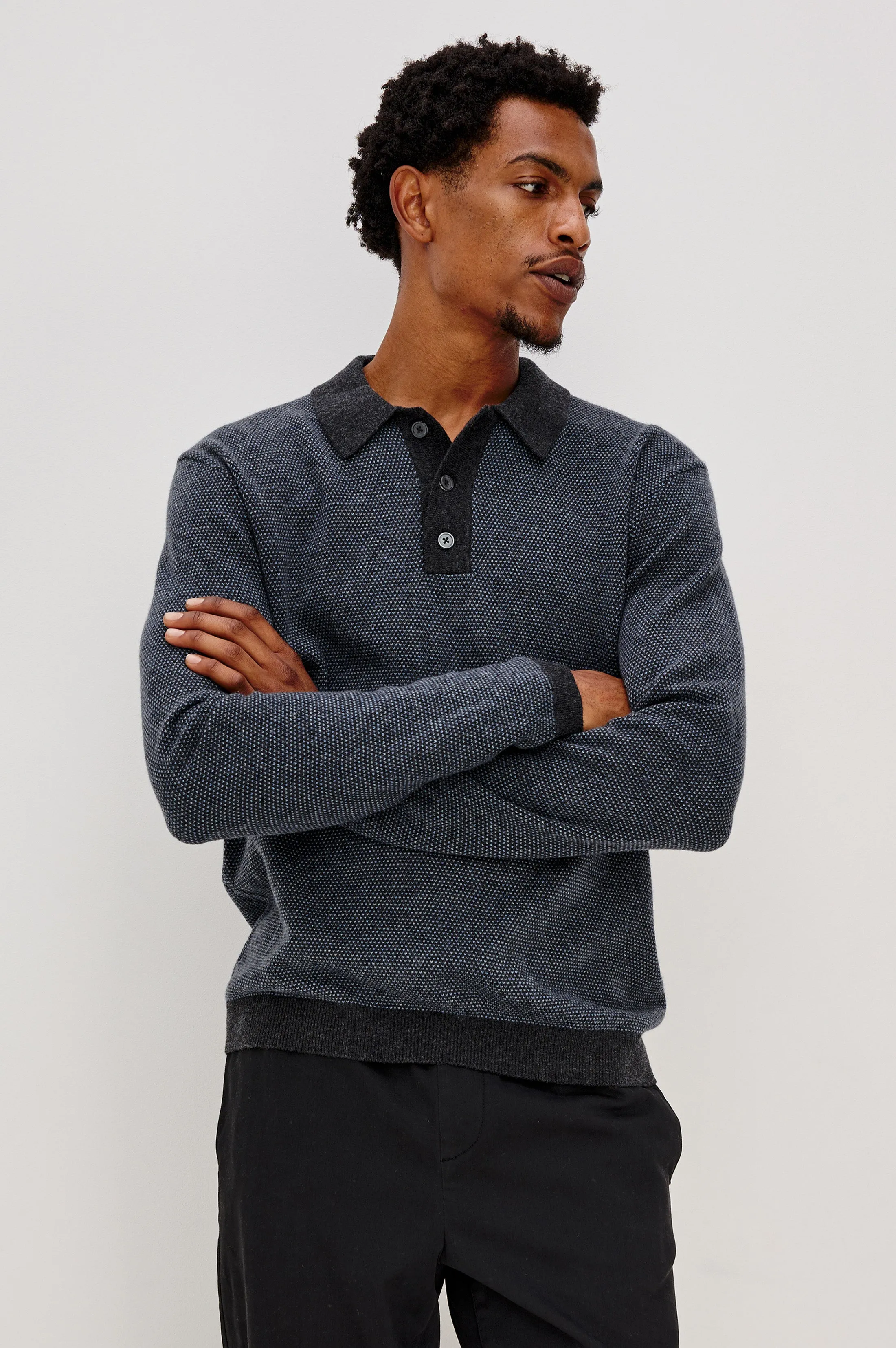 ANDERS SWEATER - NAVY BLUE sold by Rails product image thumbnail 2