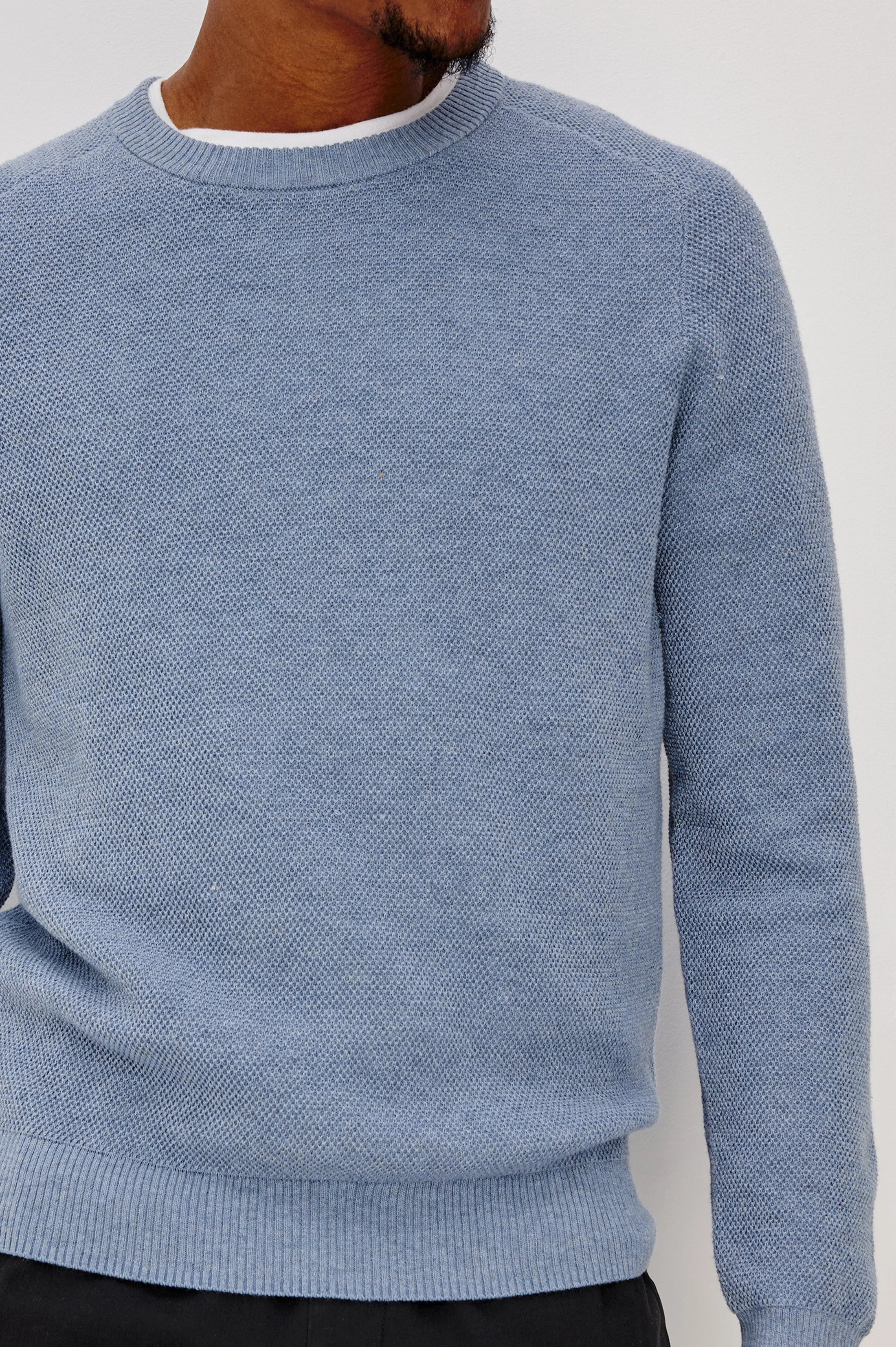 VANN SWEATER - LIGHT BLUE HEATHER sold by Rails product image thumbnail 2