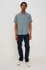 CARSON SHIRT - GINKGO BLUE ICE sold by Rails