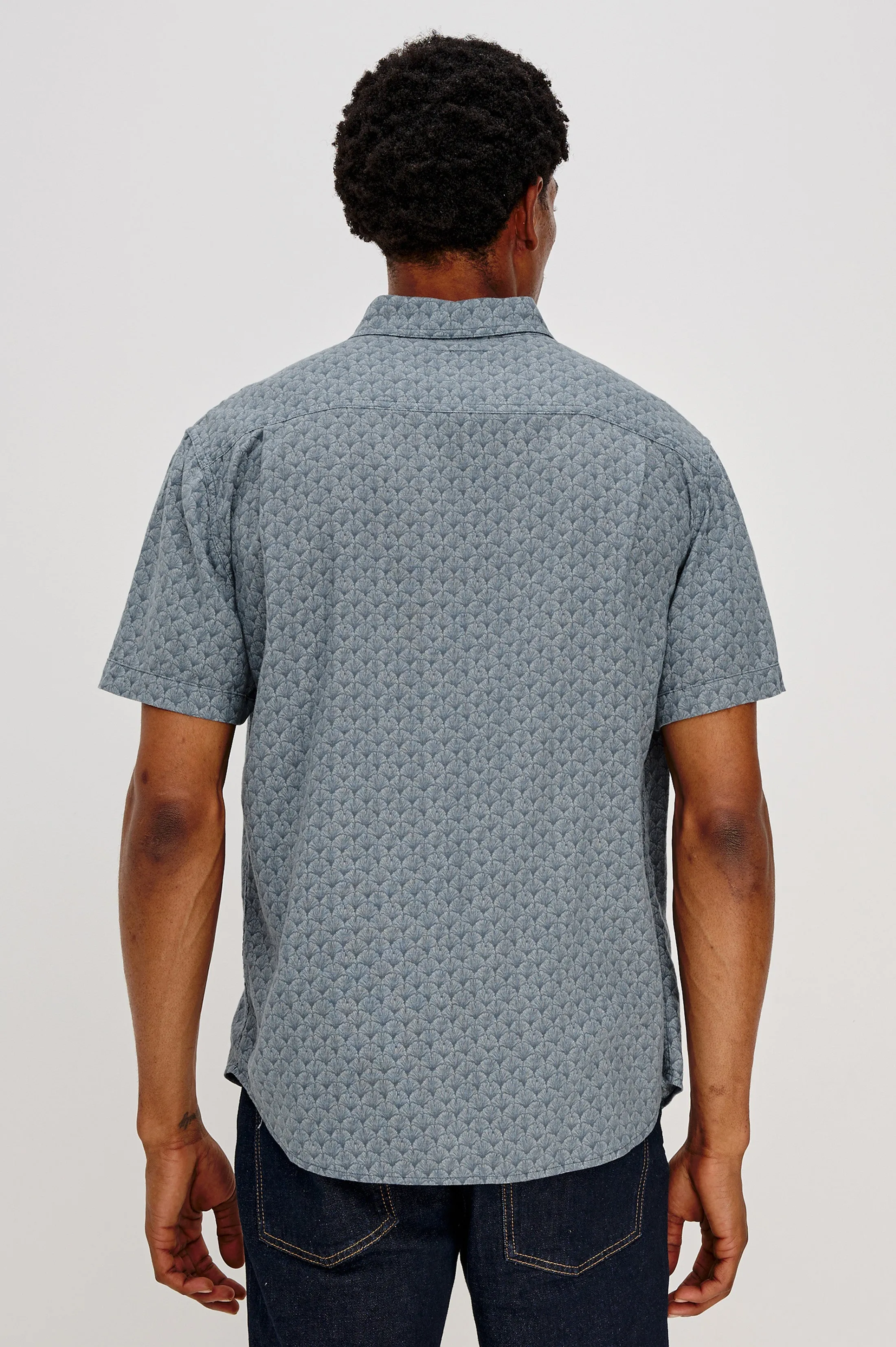 CARSON SHIRT - GINKGO BLUE ICE sold by Rails product image thumbnail 4