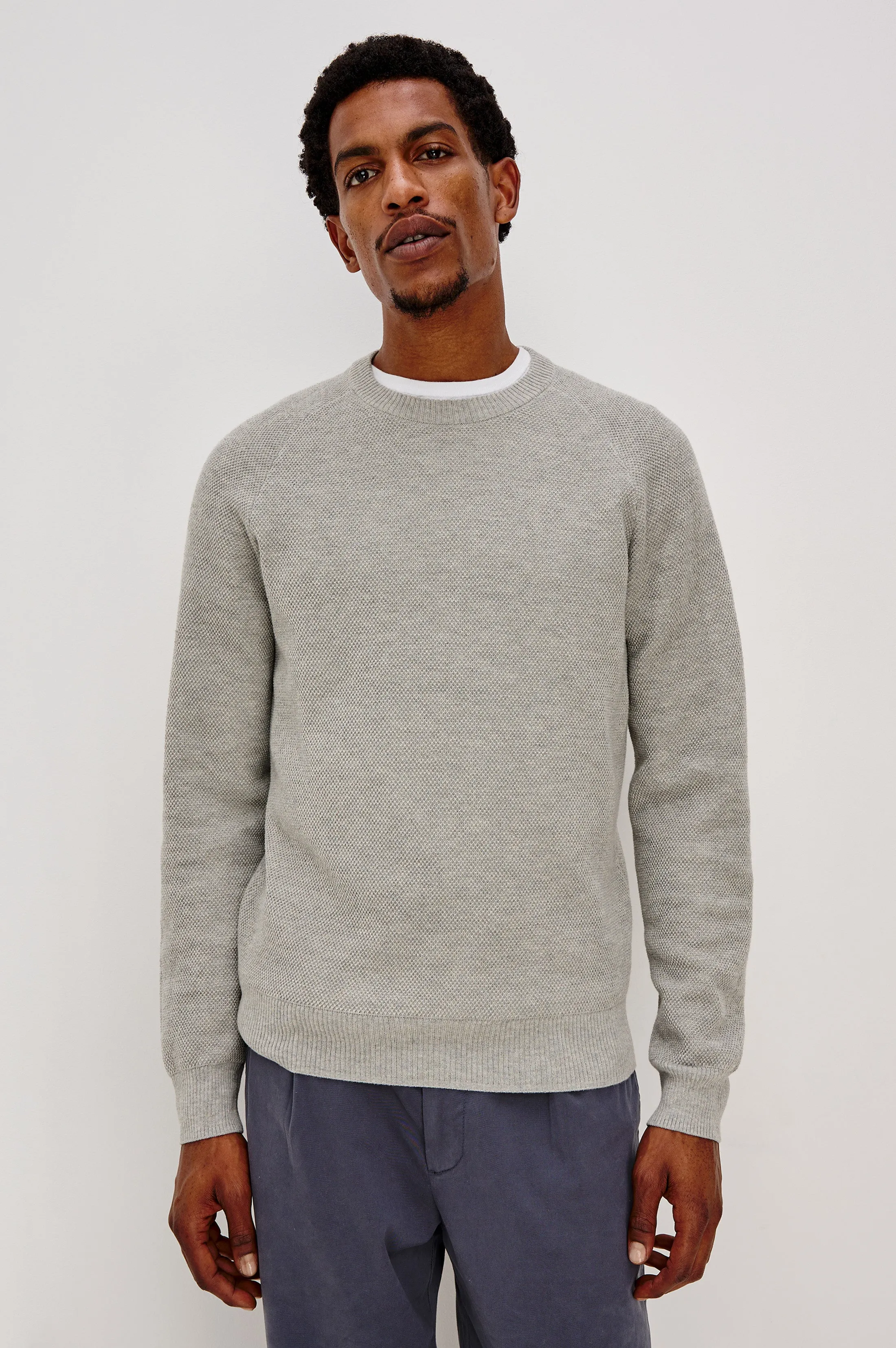 VANN SWEATER - GREY HEATHER sold by Rails product image thumbnail 2