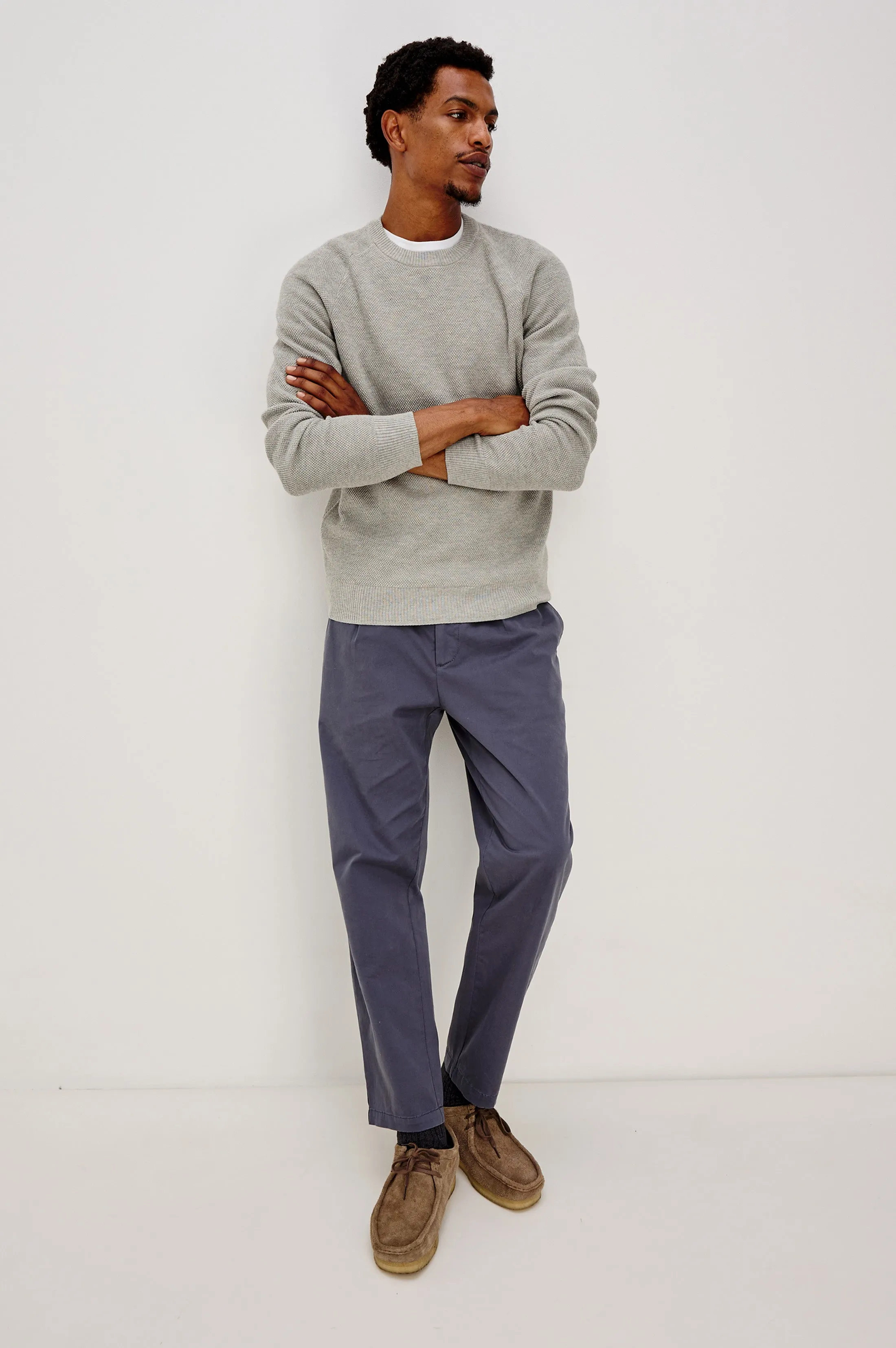 VANN SWEATER - GREY HEATHER sold by Rails product image thumbnail 4