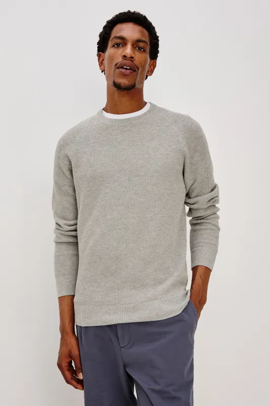VANN SWEATER - GREY HEATHER made by Rails