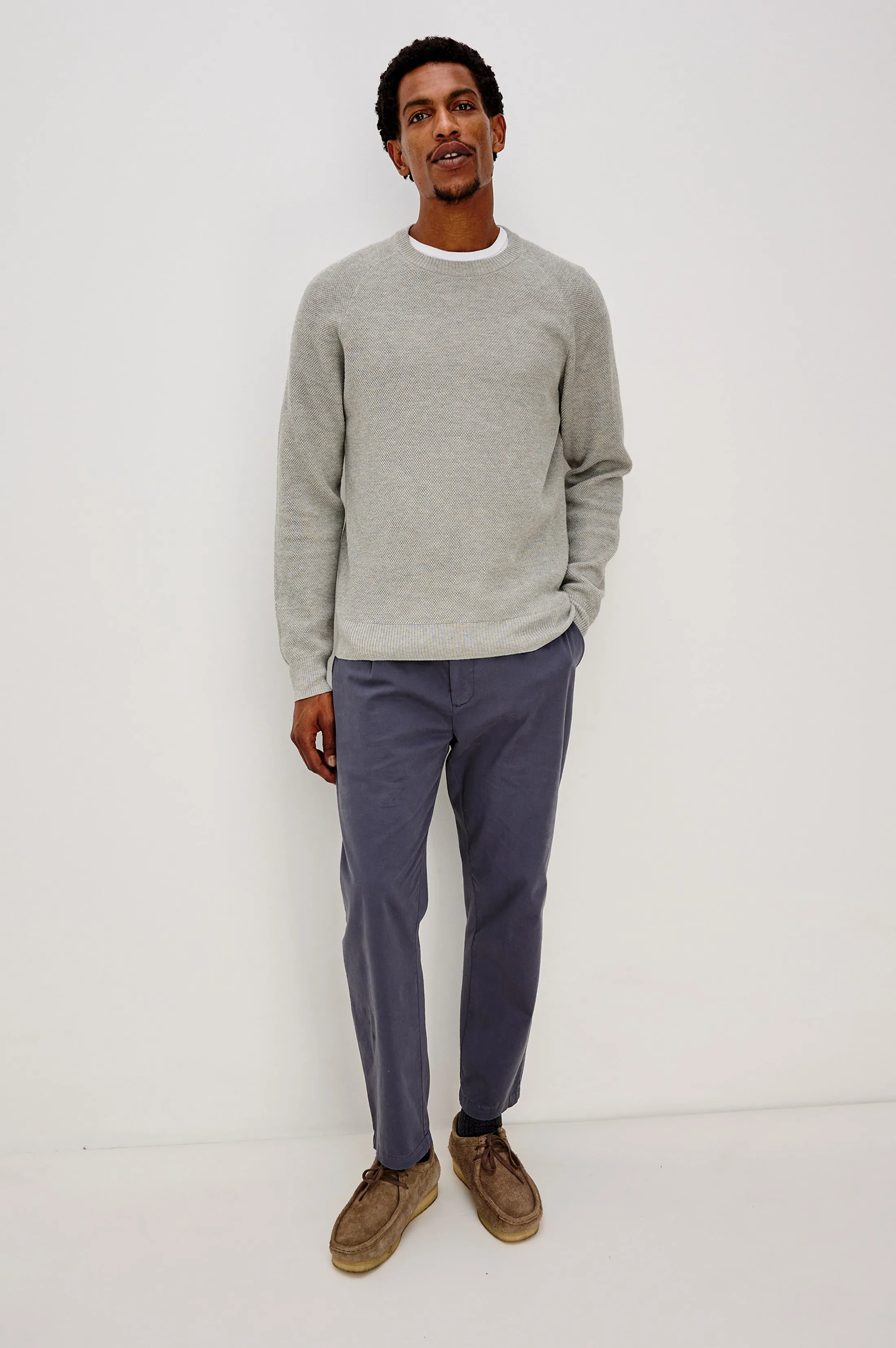 VANN SWEATER - GREY HEATHER sold by Rails product image thumbnail 5