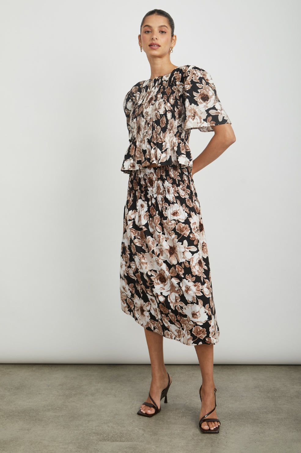 ROSIE TOP - SEPIA ROSES sold by Rails product image thumbnail 3