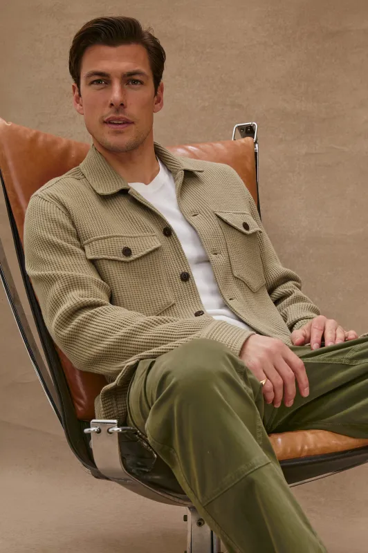 WELLS SHIRT JACKET - BARLEY sold by Rails
