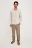 RUNSON SHIRT - CREAM HEATHER sold by Rails