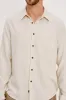 RUNSON SHIRT - CREAM HEATHER sold by Rails