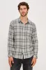 WYATT SHIRT - CAMEMBERT CHARCOAL MELANGE sold by Rails