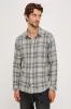 WYATT SHIRT - CAMEMBERT CHARCOAL MELANGE sold by Rails