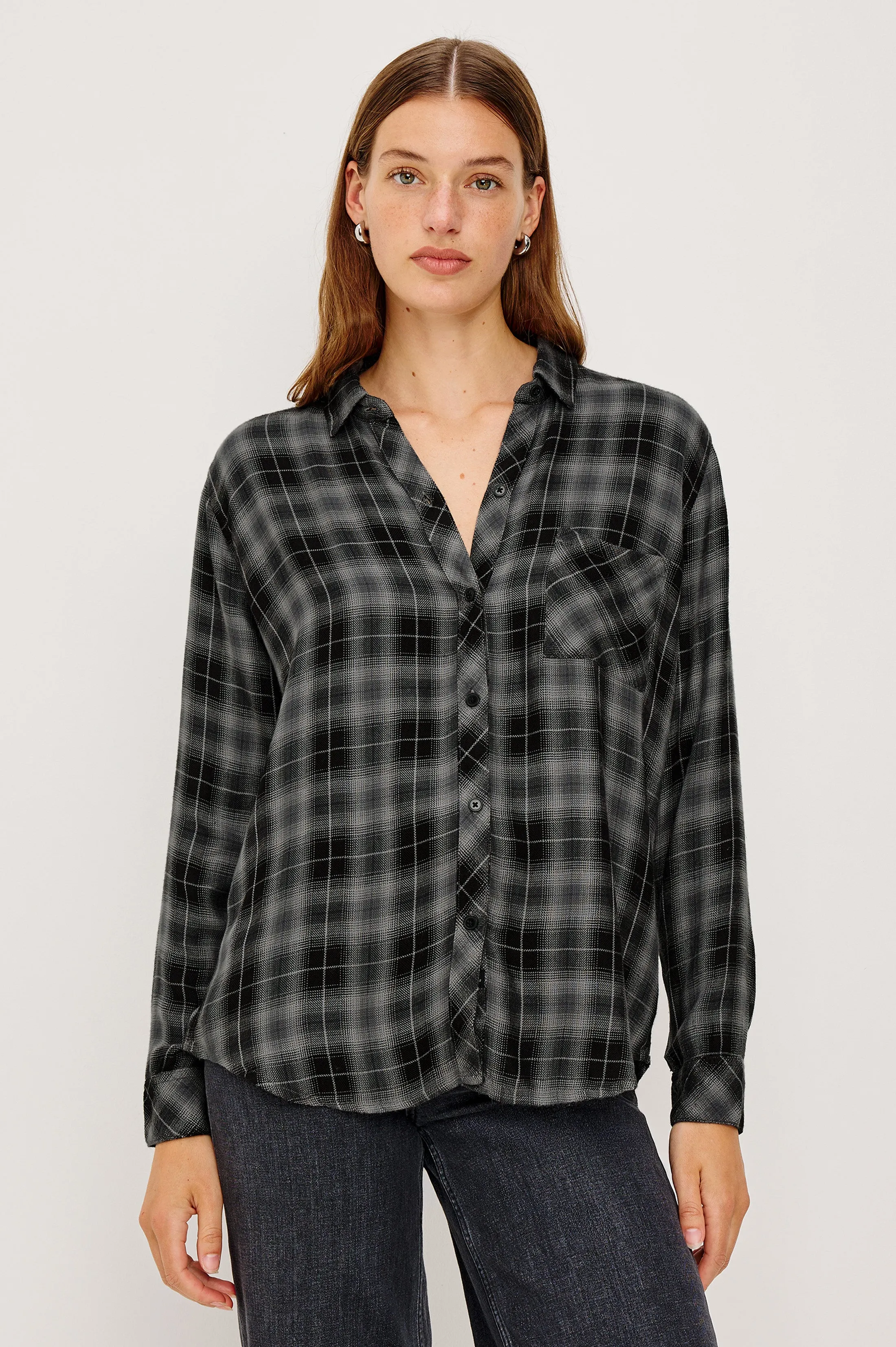 HUNTER SHIRT - CHARCOAL TWILIGHT sold by Rails