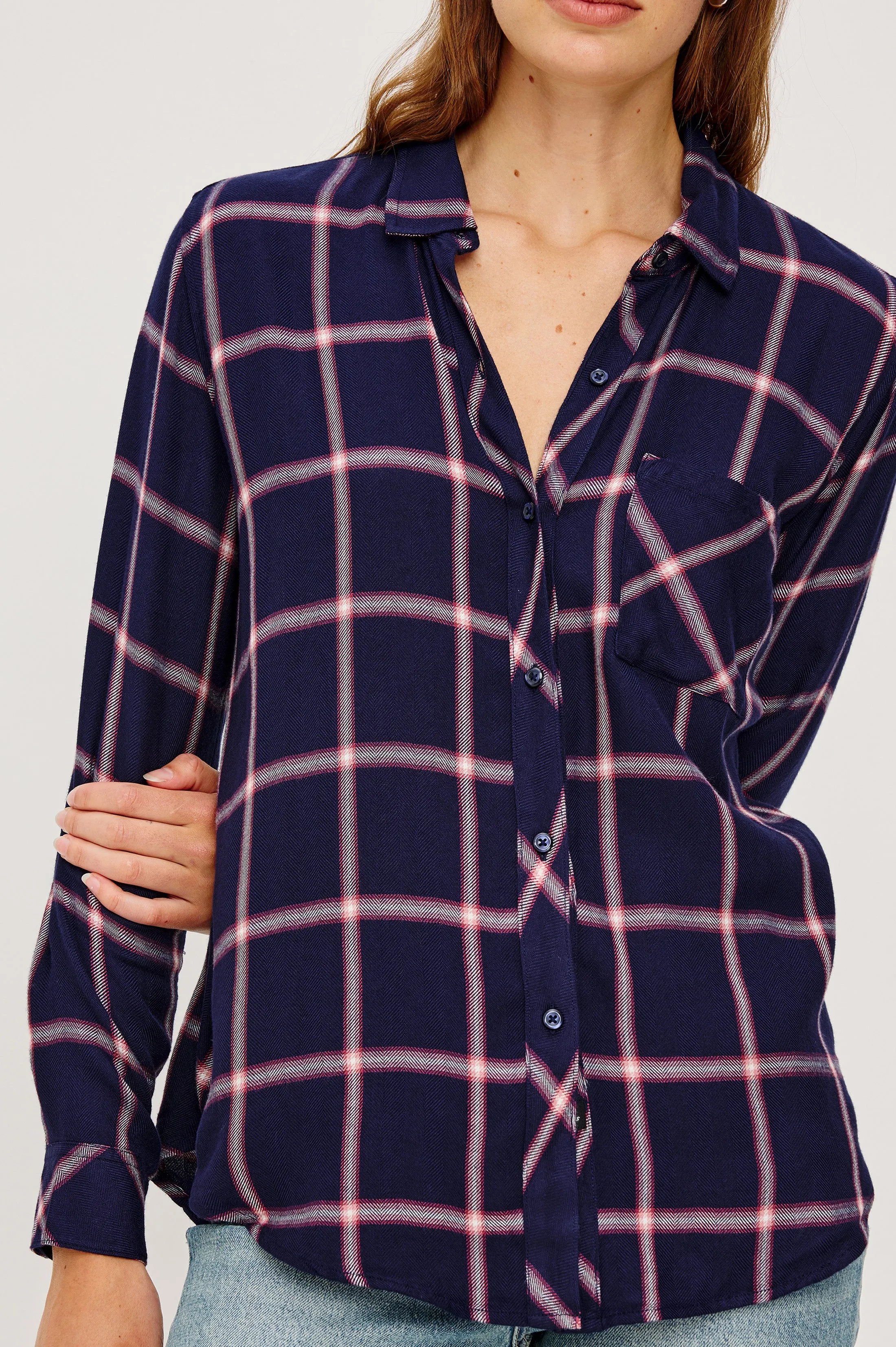 HUNTER SHIRT - SAPPHIRE MAGENTA sold by Rails product image thumbnail 2