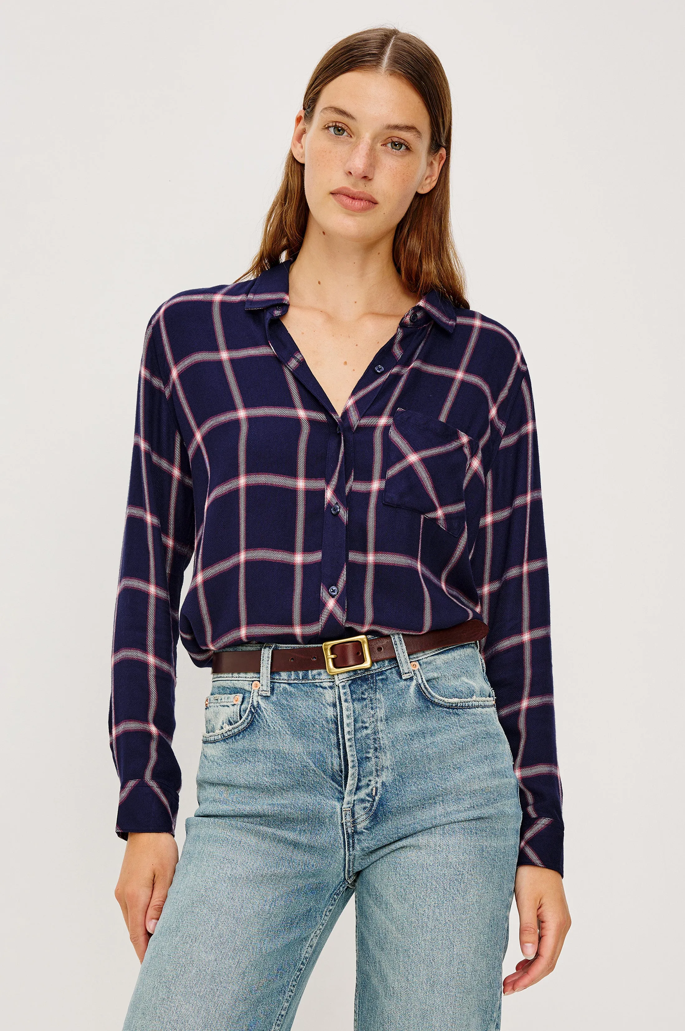 HUNTER SHIRT - SAPPHIRE MAGENTA sold by Rails product image thumbnail 4