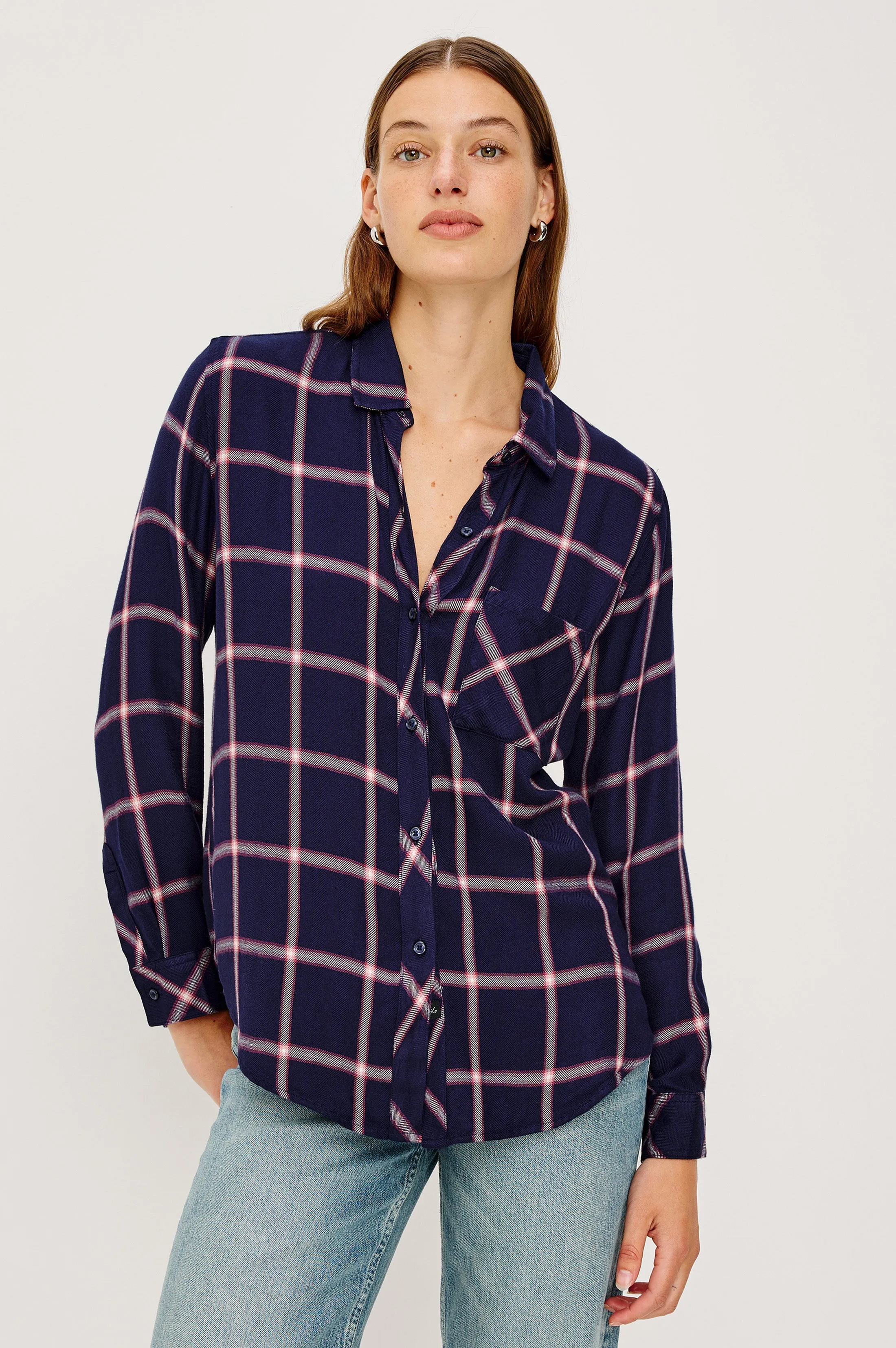 HUNTER SHIRT - SAPPHIRE MAGENTA sold by Rails