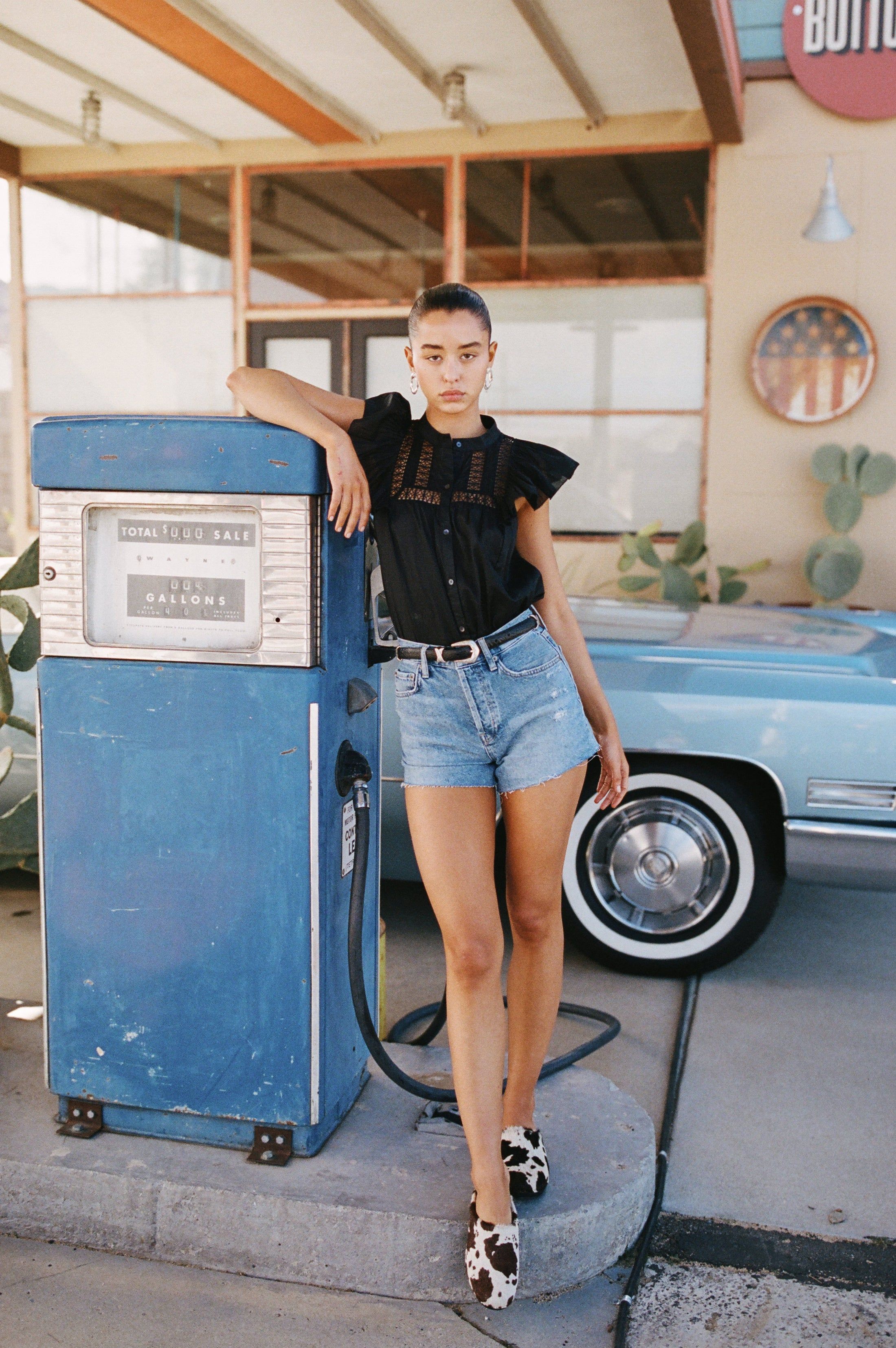 LOUELLA TOP - TRUE BLACK sold by Rails product image thumbnail 2